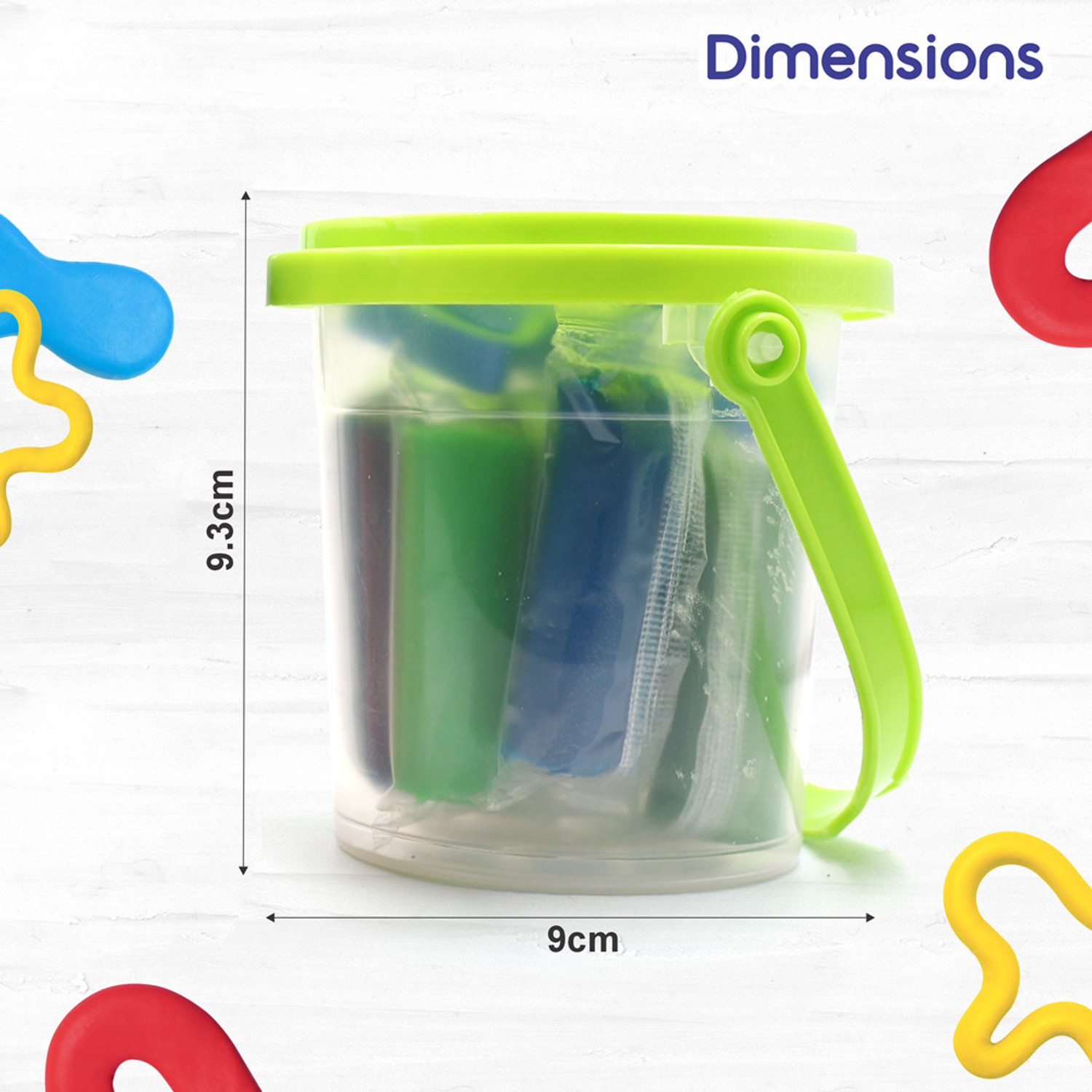 Image of Aditi Toys Dough Bucket Pack of 2, Clay Dough with 20 Colorful Clay & Sculpting Figures