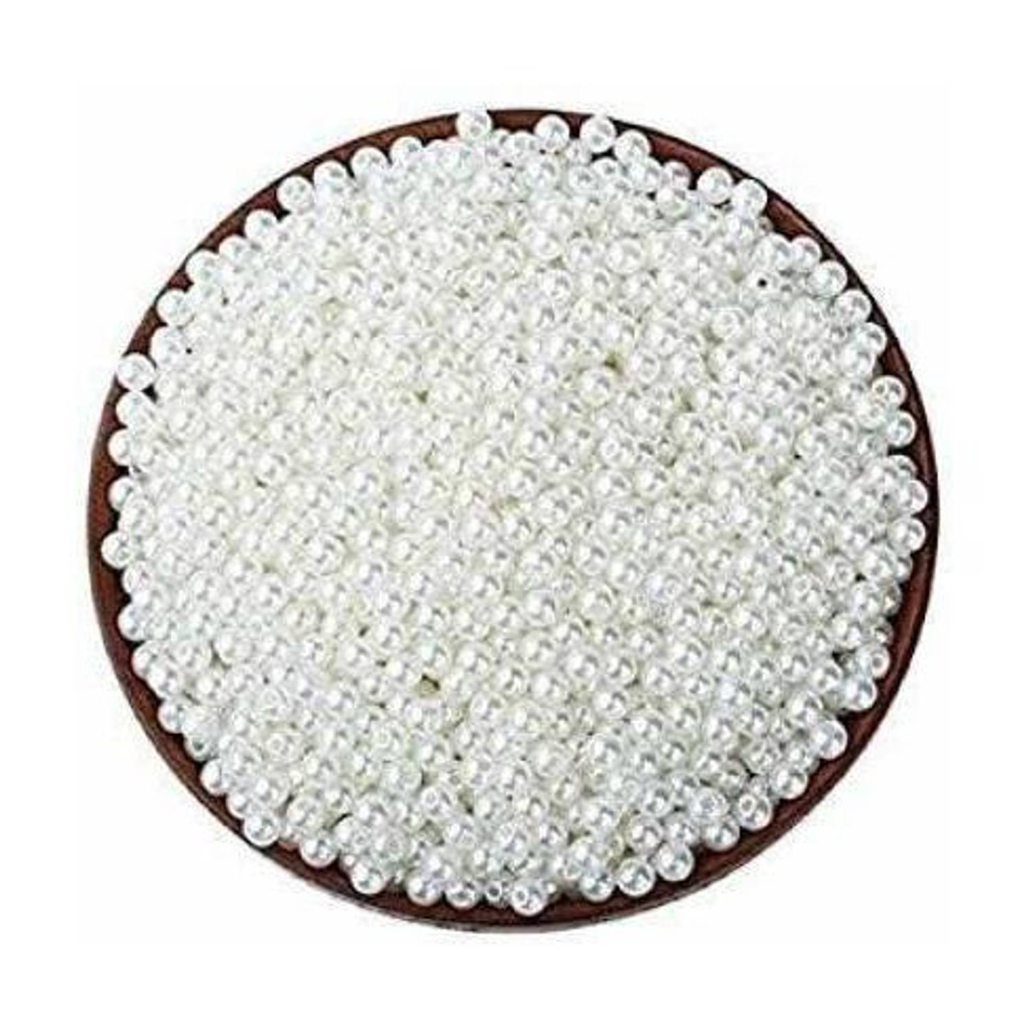 BBS DEAL moti (6 mm) 400 PCS Pearl,Crafts Pearl Beads for Beading DIY Jewellery cream color