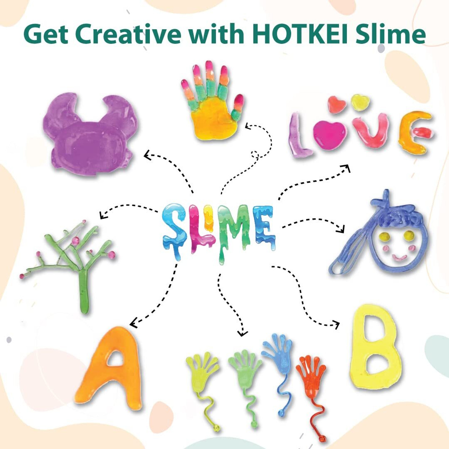Image of HOTKEI (Neon 1kg) Pink Fruit Scented DIY Magic Slime Clay Jelly kit Toys for Kids