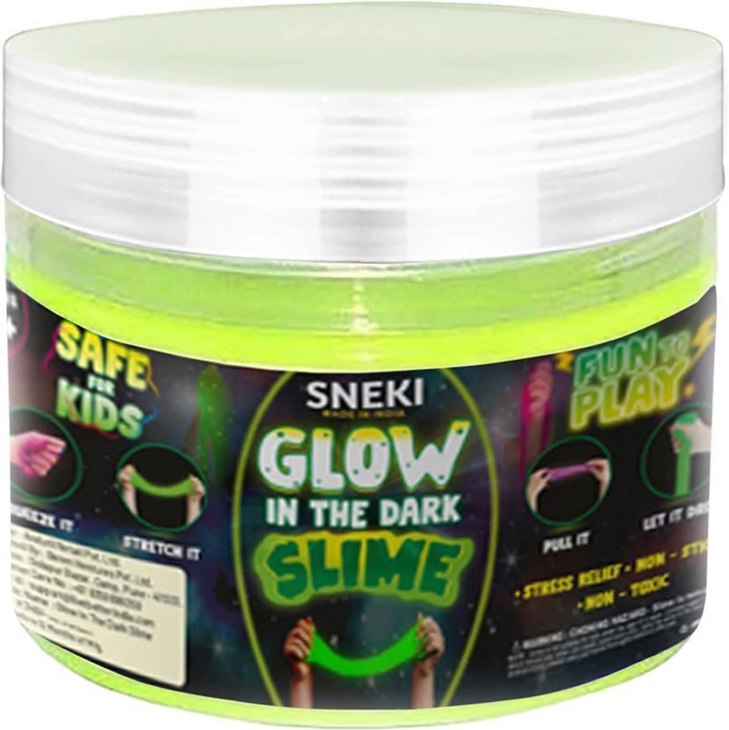sneki Glow in the Dark Slime 