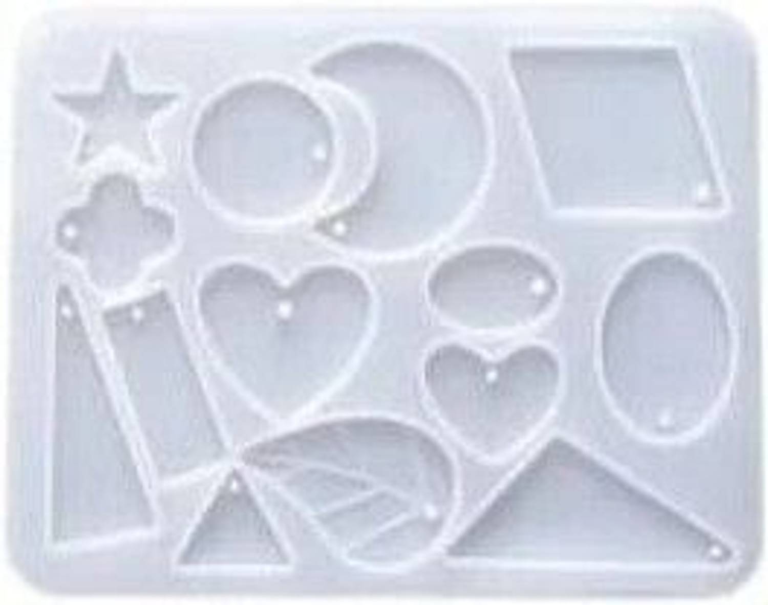 BanteyBanatey Creative 15 Cavity Jewllery Pendant Casting Mould Silicone Epoxy and UV Resin