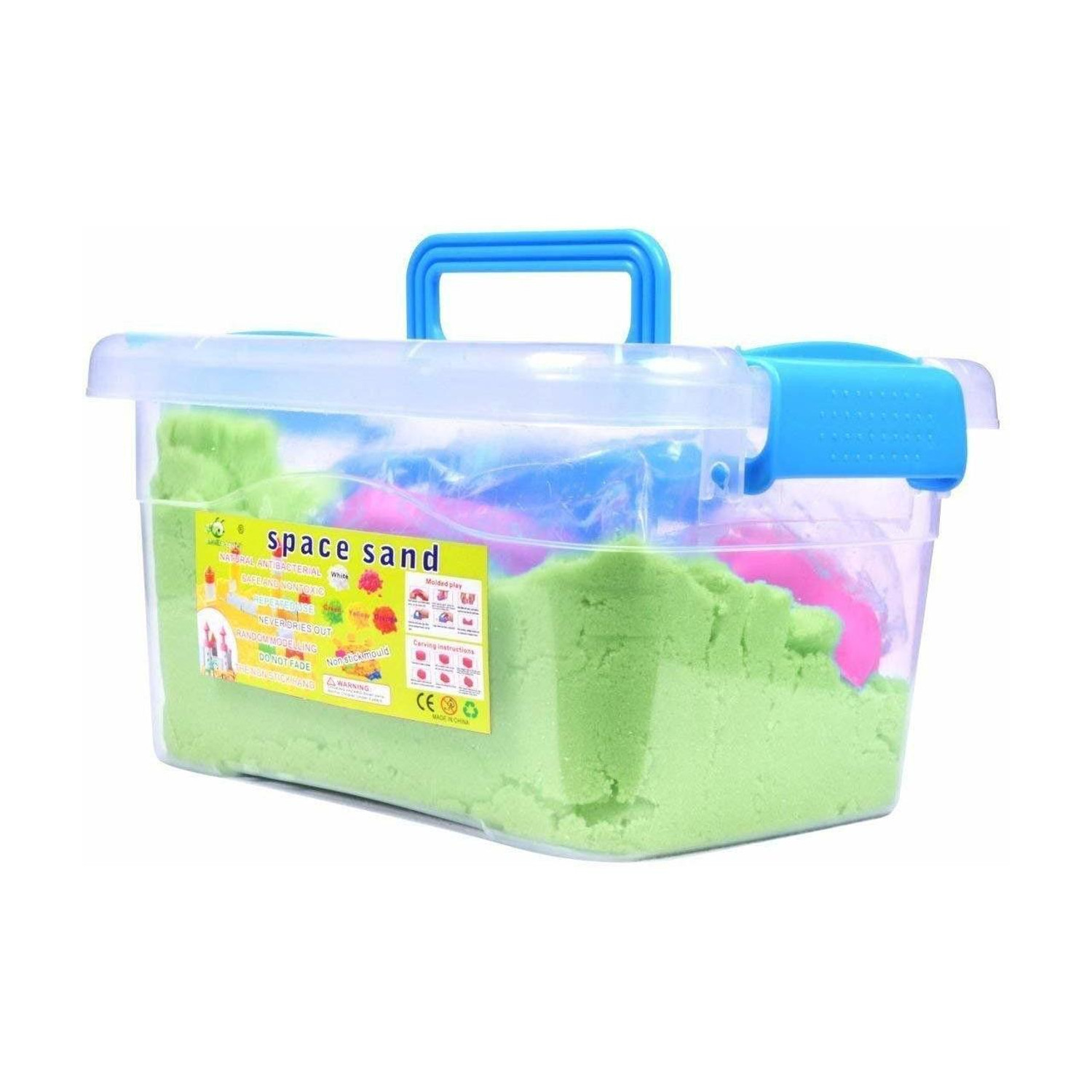 JANCOM Natural Kinetic Sand Kit for Kids Activity Toys