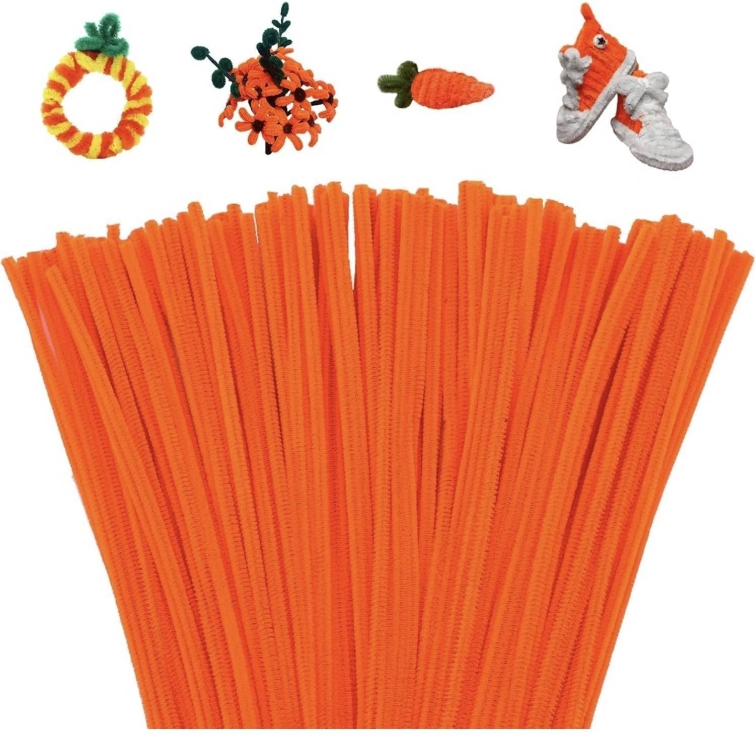 Batricher 12inch Pipe Cleaner 100pcs for Hobby Craft, Scrapbooking, DIY & more