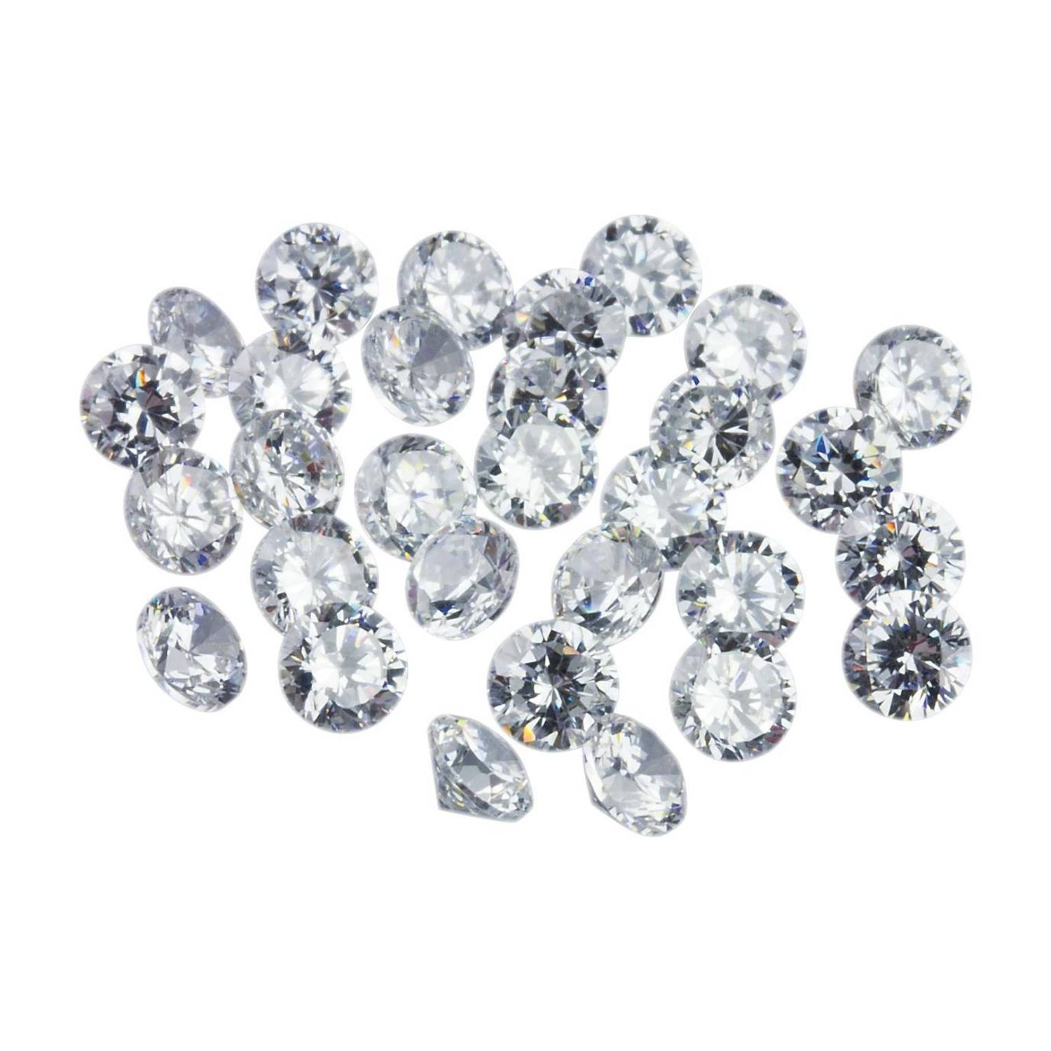 BIGWHEEL (Pack of 500 Pcs Approx) Gem Clear Round Crystal(Size:14mm) Diamond Stone Pearl Bead Moti Embroidery Craft Material for Artificial Jewellery Making Beading Scrap Booking Craftworks and Decorations
