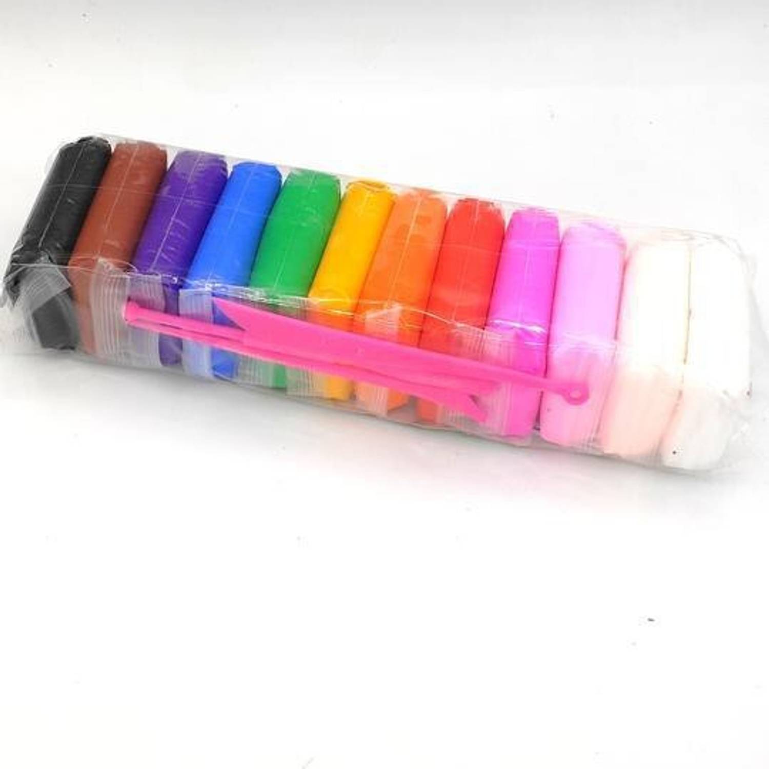 anjanaware Ultra Light Modelling Bouncing Clay with Tools for Kids (Pack of 12)