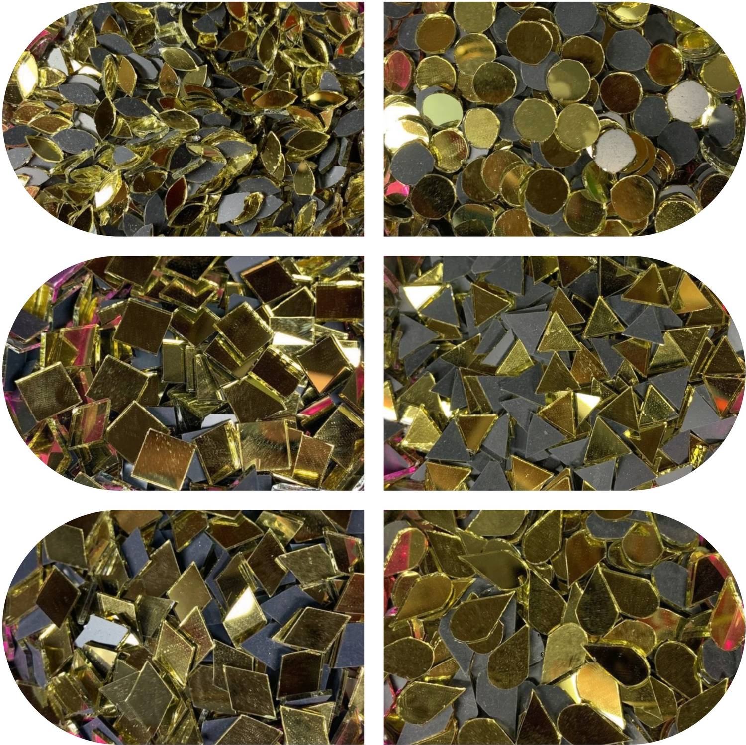 arteneer Golden Mirror kit for Jewellery Making,Other Craft Work Size-10mm