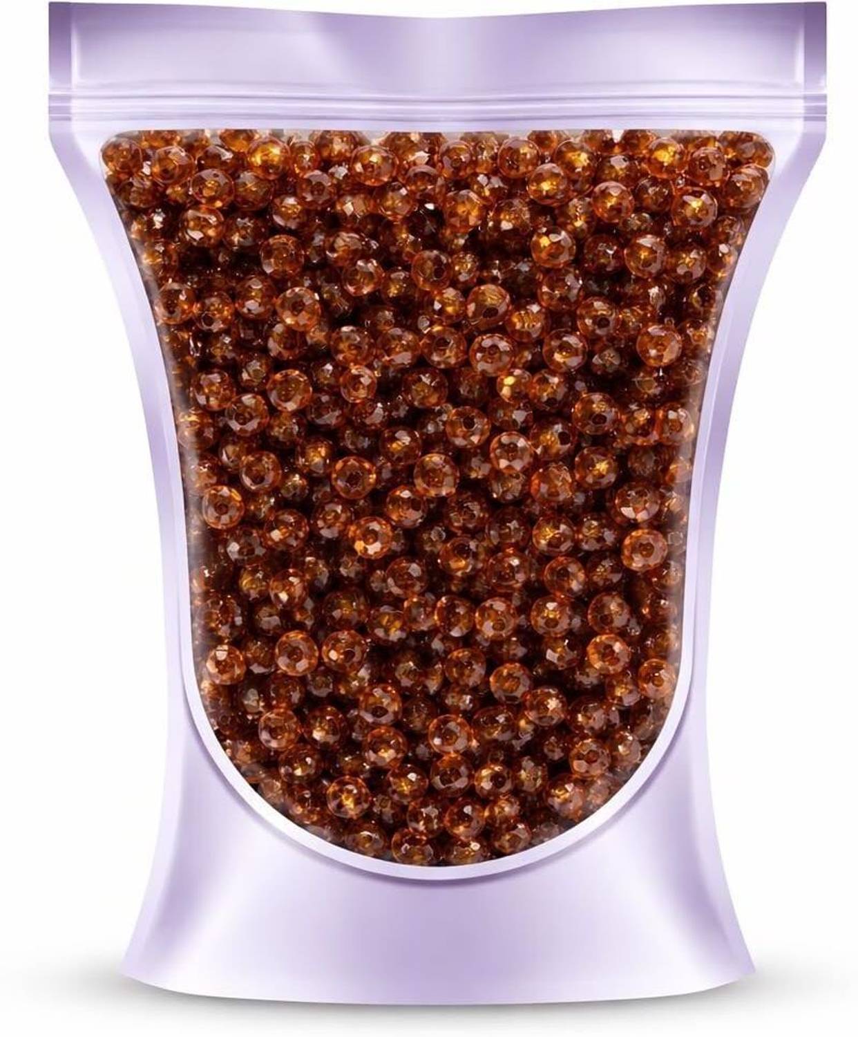ambitieux New New 1400+ PCS Acrylic 6mm Crystal Plastic Beads for Jewellery Making & DIY