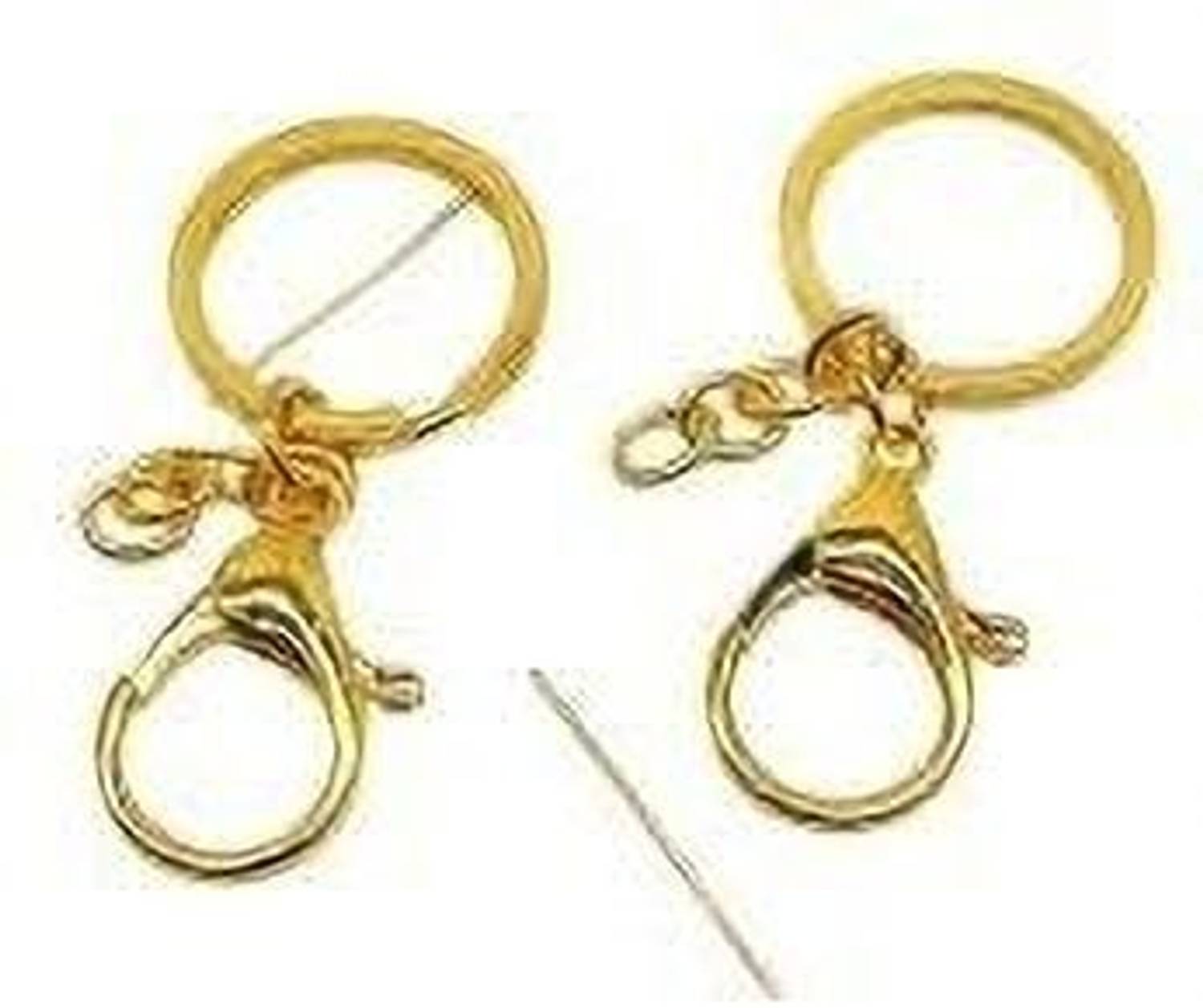 BanteyBanatey Jewellery Making Lobster Clasps Claw Hooks Keychain ring Pack of 3 Pieces