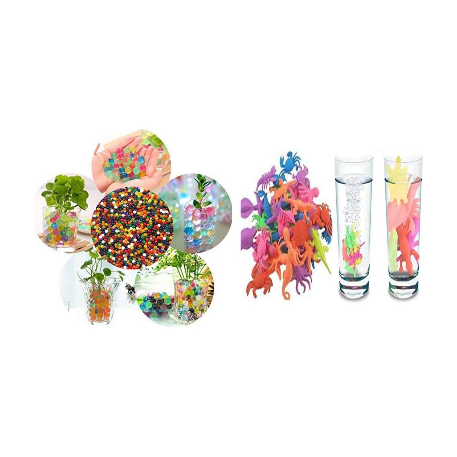 Askovids Water jelly balls Orbeez Approx 2000 Pcs with 20 animals