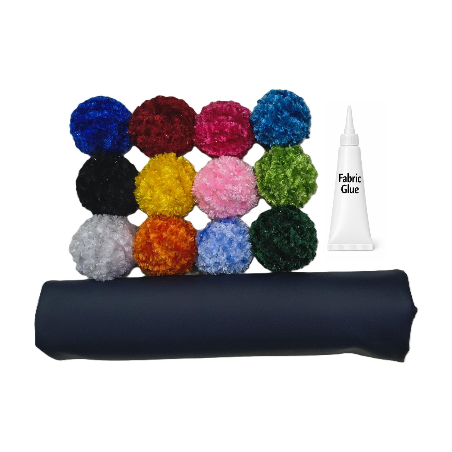 inspirobox Woolen Rangoli mat Kit – 12 Yarn Sets with Premium Fabric for Decoration