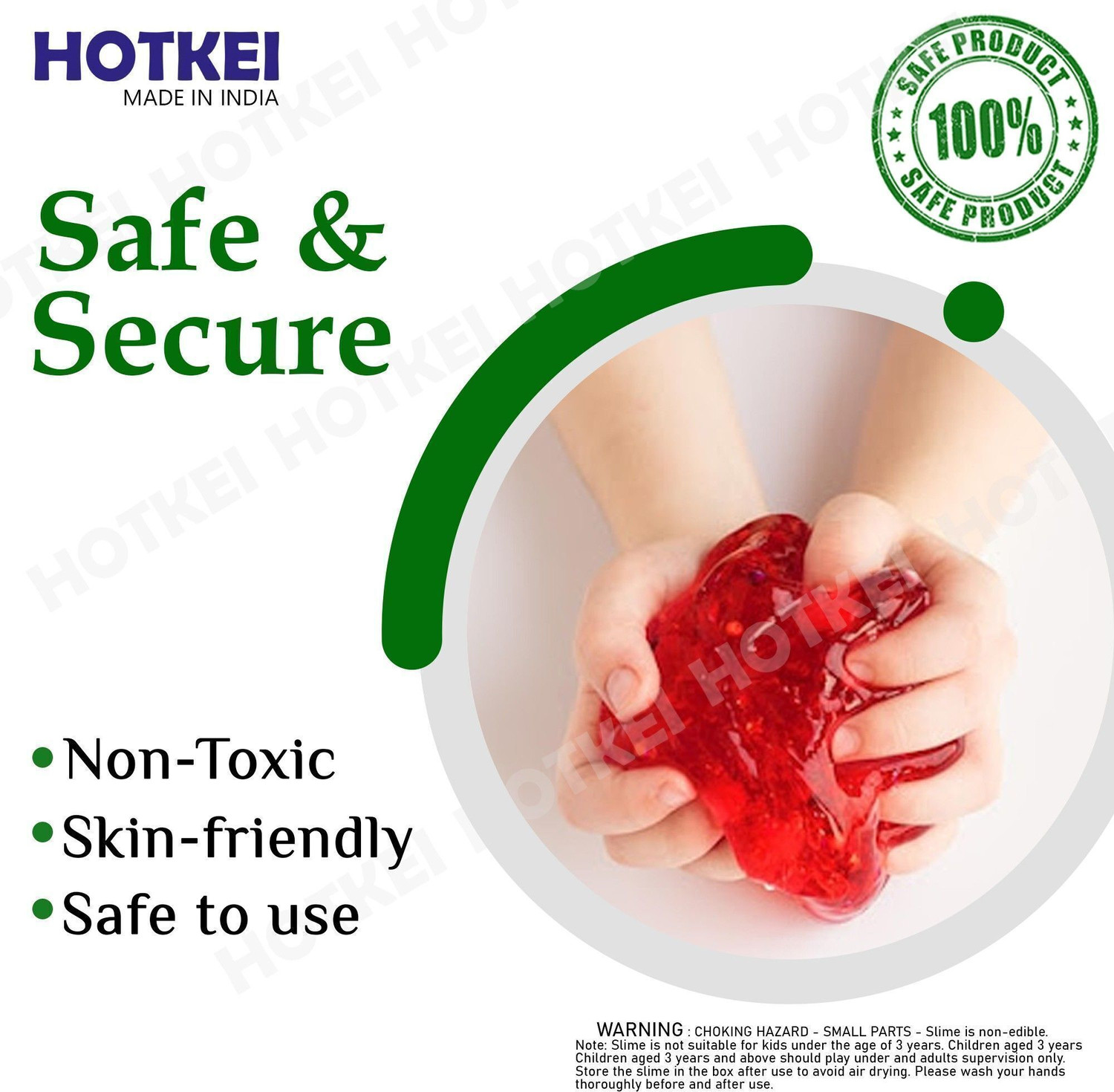 Image of HOTKEI (DIY 15+ Slimes) Multicolor Slime Activator Glue Making Kit Set for Kids