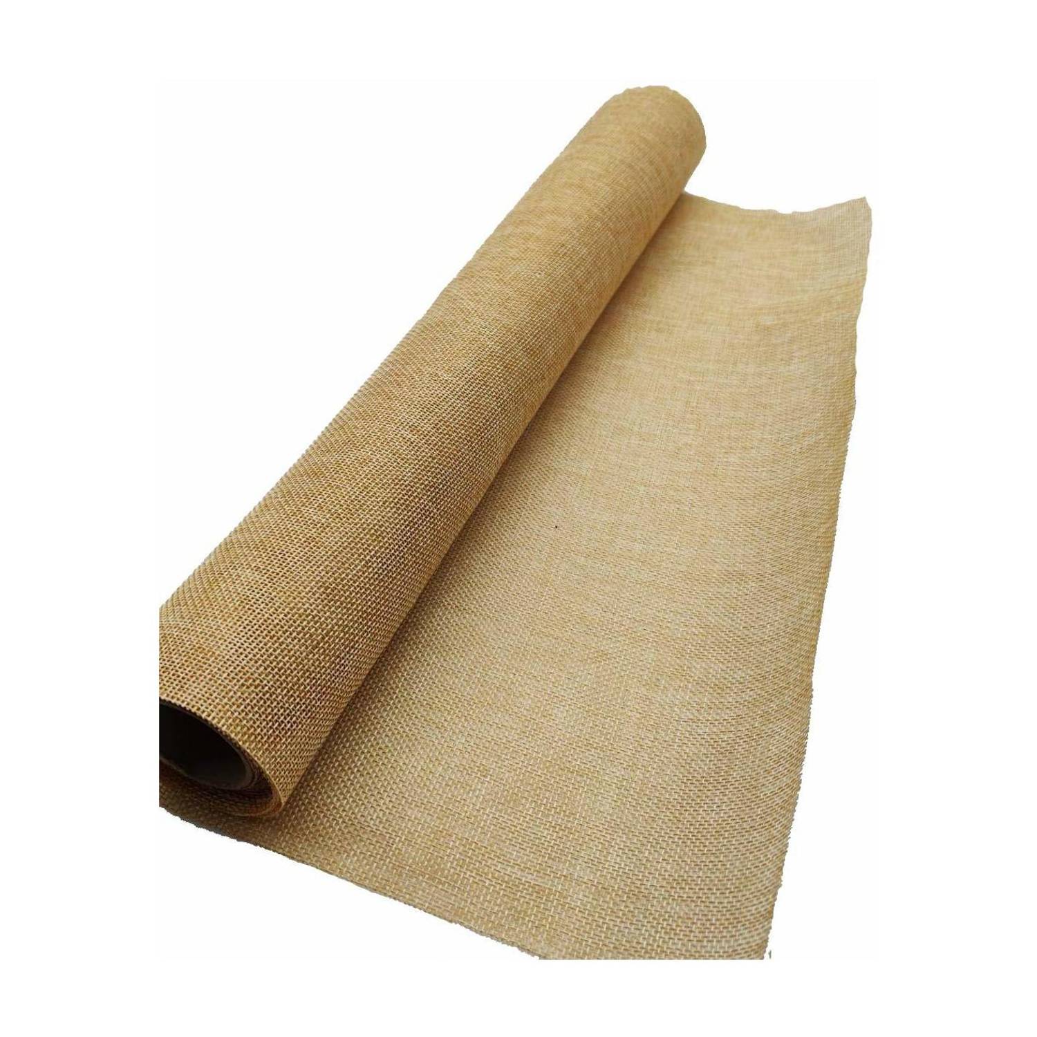 3A Featuretail Synthetic Jute Fabric roll for Bouquet/Gift Wrapping, Bags & Crafts