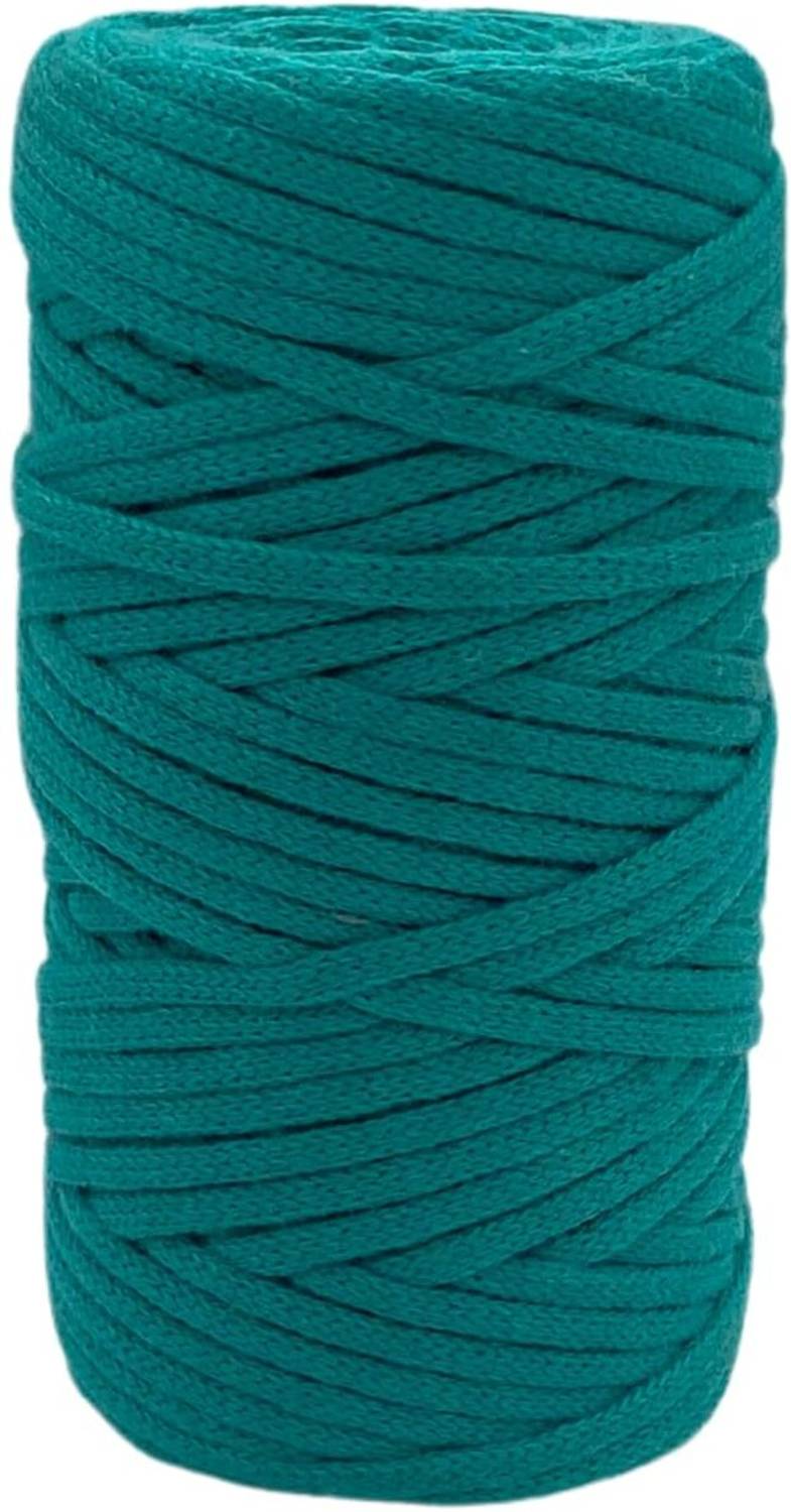 Bobbiny 3MM 50 Meter Knitted Braided Crochet Macrame Nylon Cord Thread for Macrame DIY