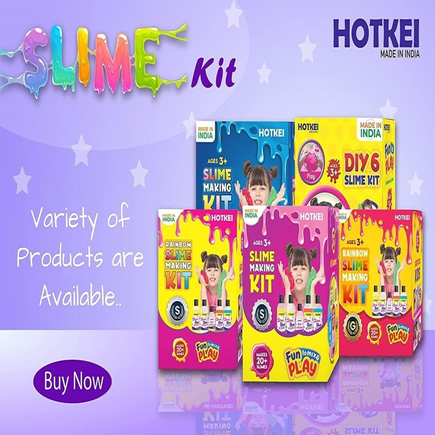 Image of HOTKEI (Neon 1kg) Pink Fruit Scented DIY Magic Slime Clay Jelly kit Toys for Kids