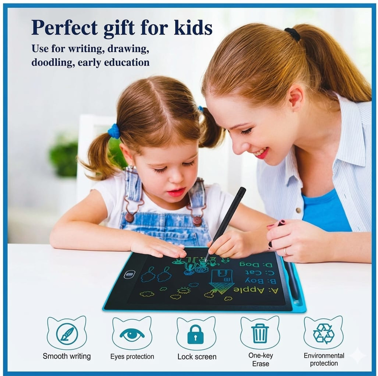 Image of weezly 16 INCH LCD WRITING PAD inchBLUE inch