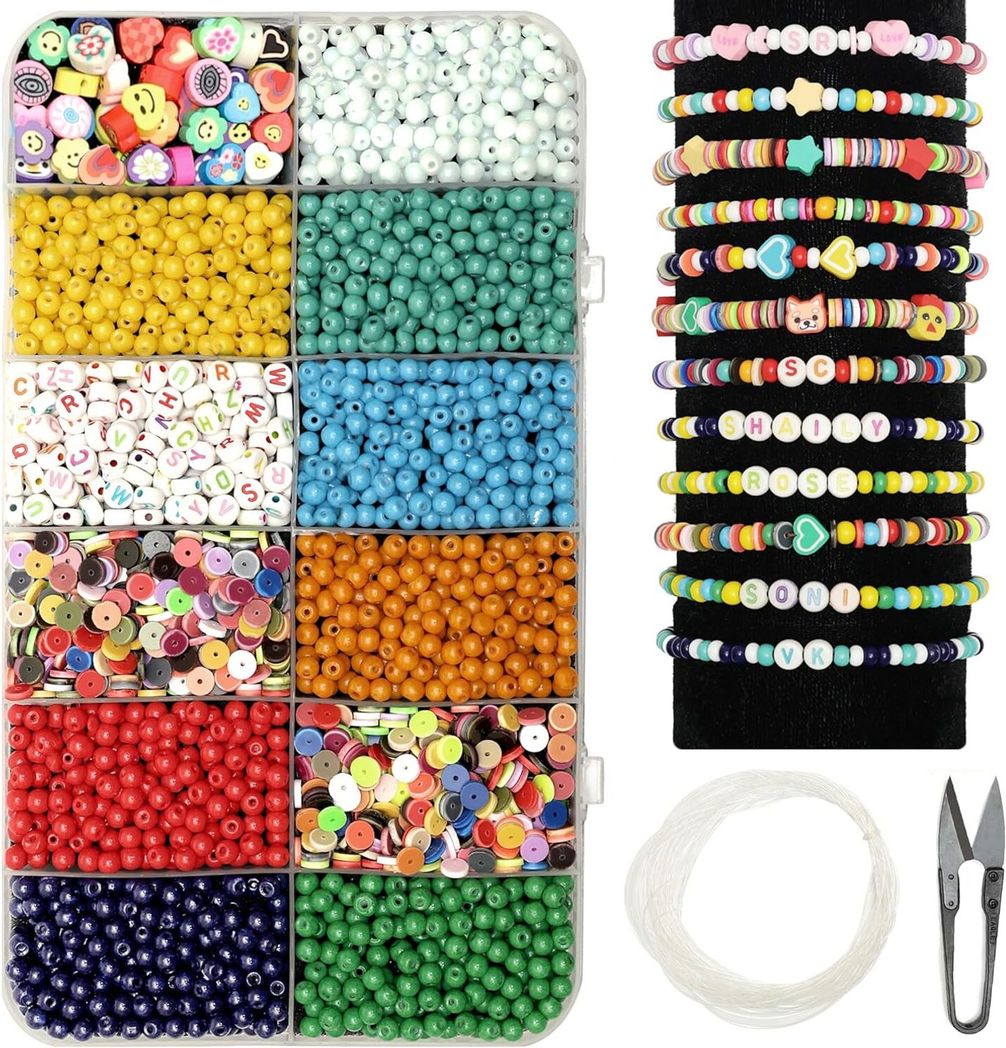 Image of picknMAKE DIY Bracelet Making Kit for Girls & Kids (All-in-One Bracelet Set)