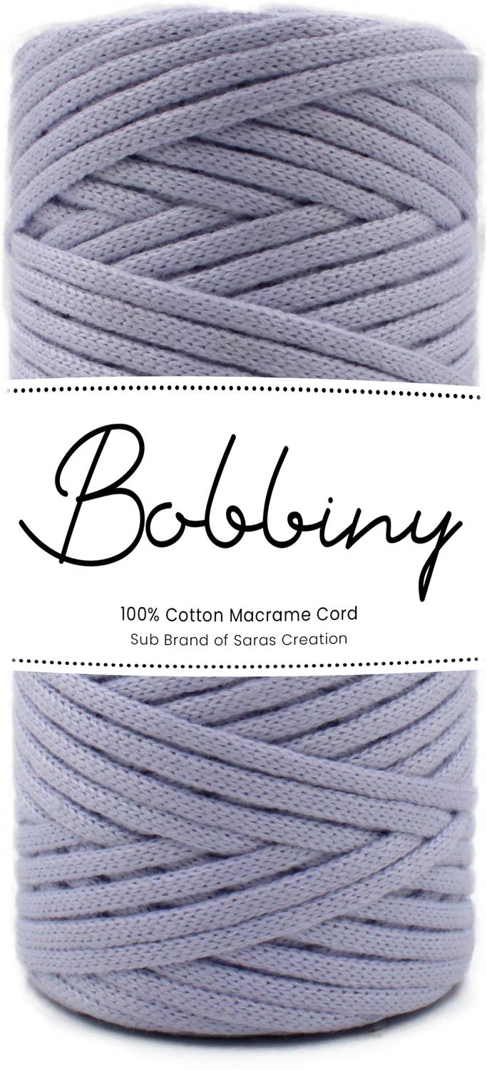 Bobbiny 3MM 100 Meter Knitted Braided Crochet Macrame Nylon Cord Thread for Macrame DIY