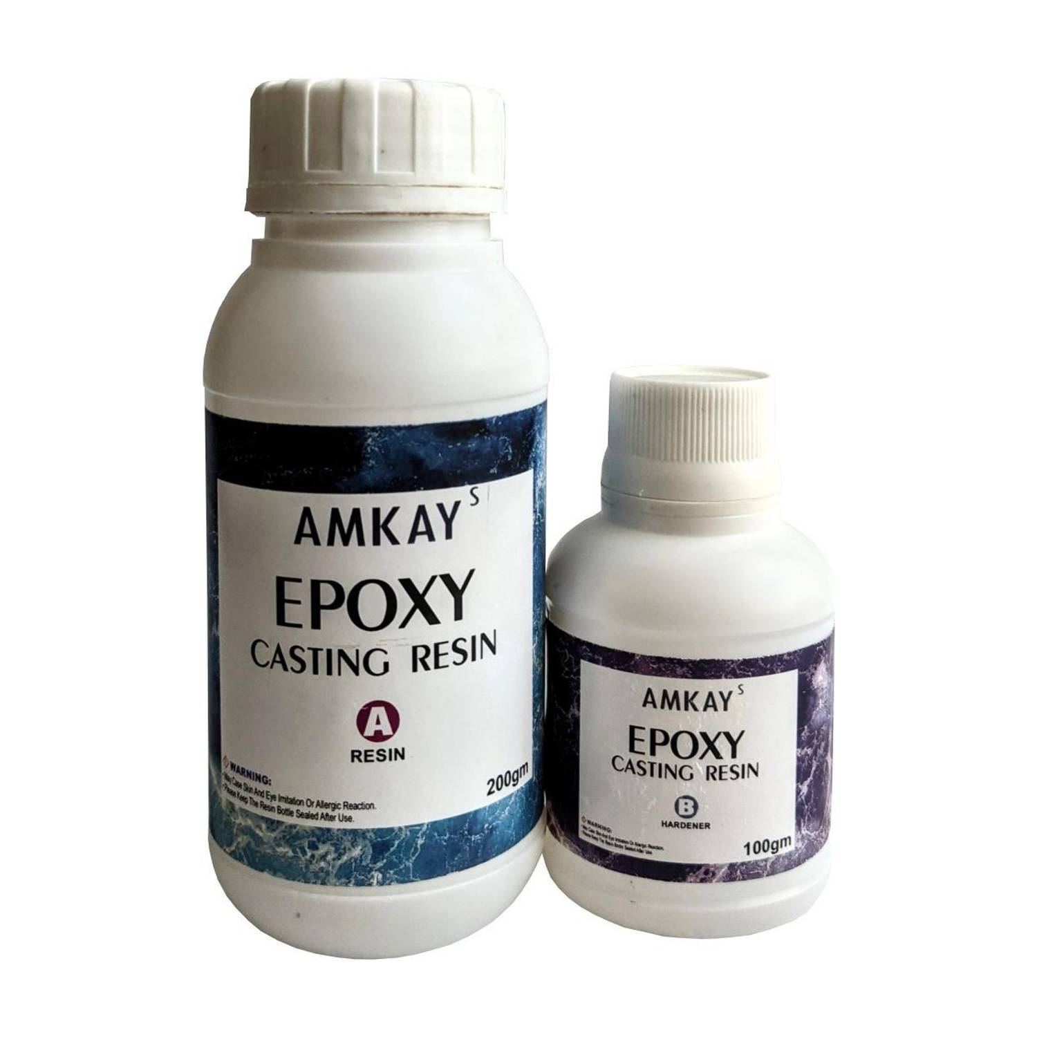 Amkay's Epoxy Resin and Hardener Kit | Clear Resin | 300 grams