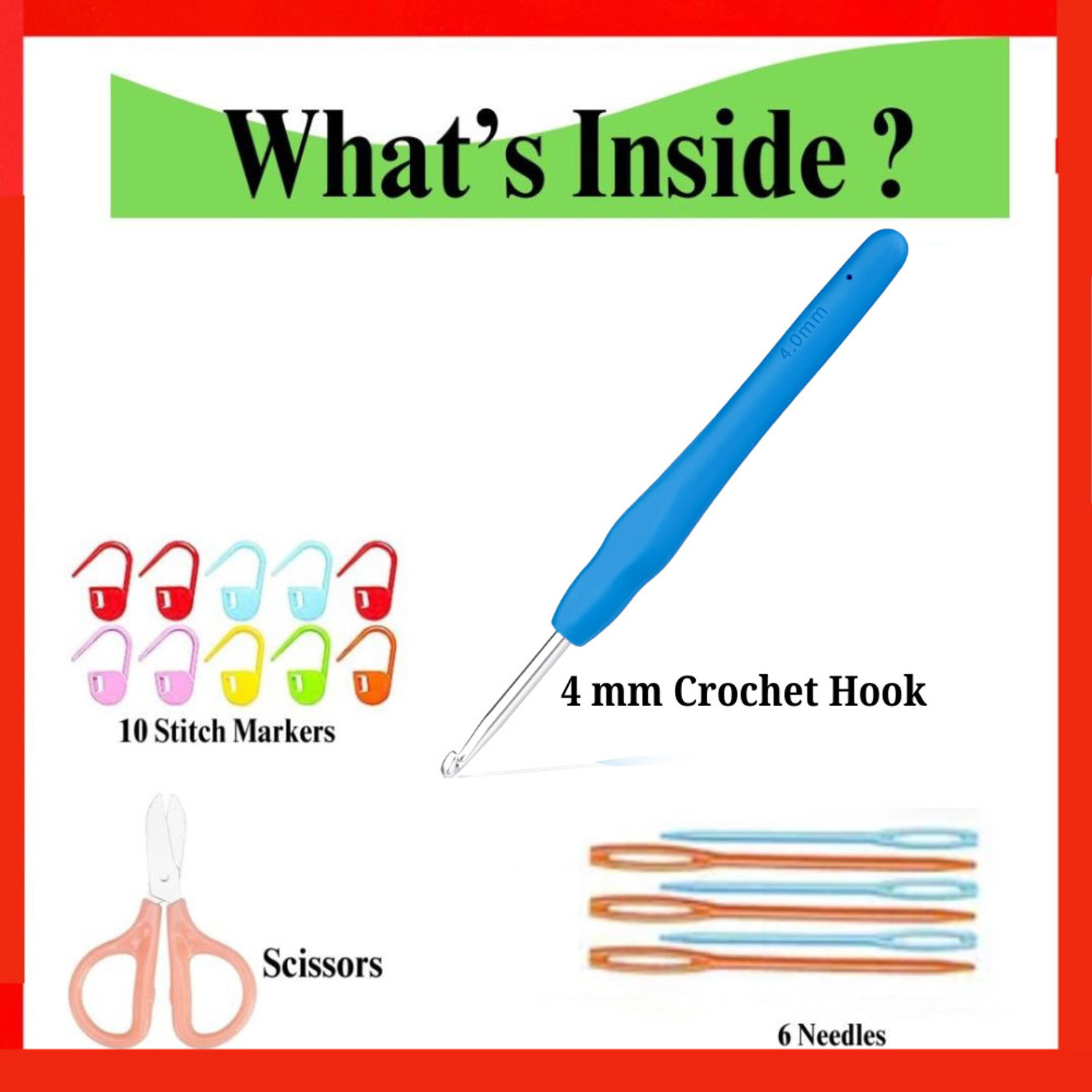 Image of Qroof Crochet Kits for Beginners with Yarn , Crochet Hooks Supplies