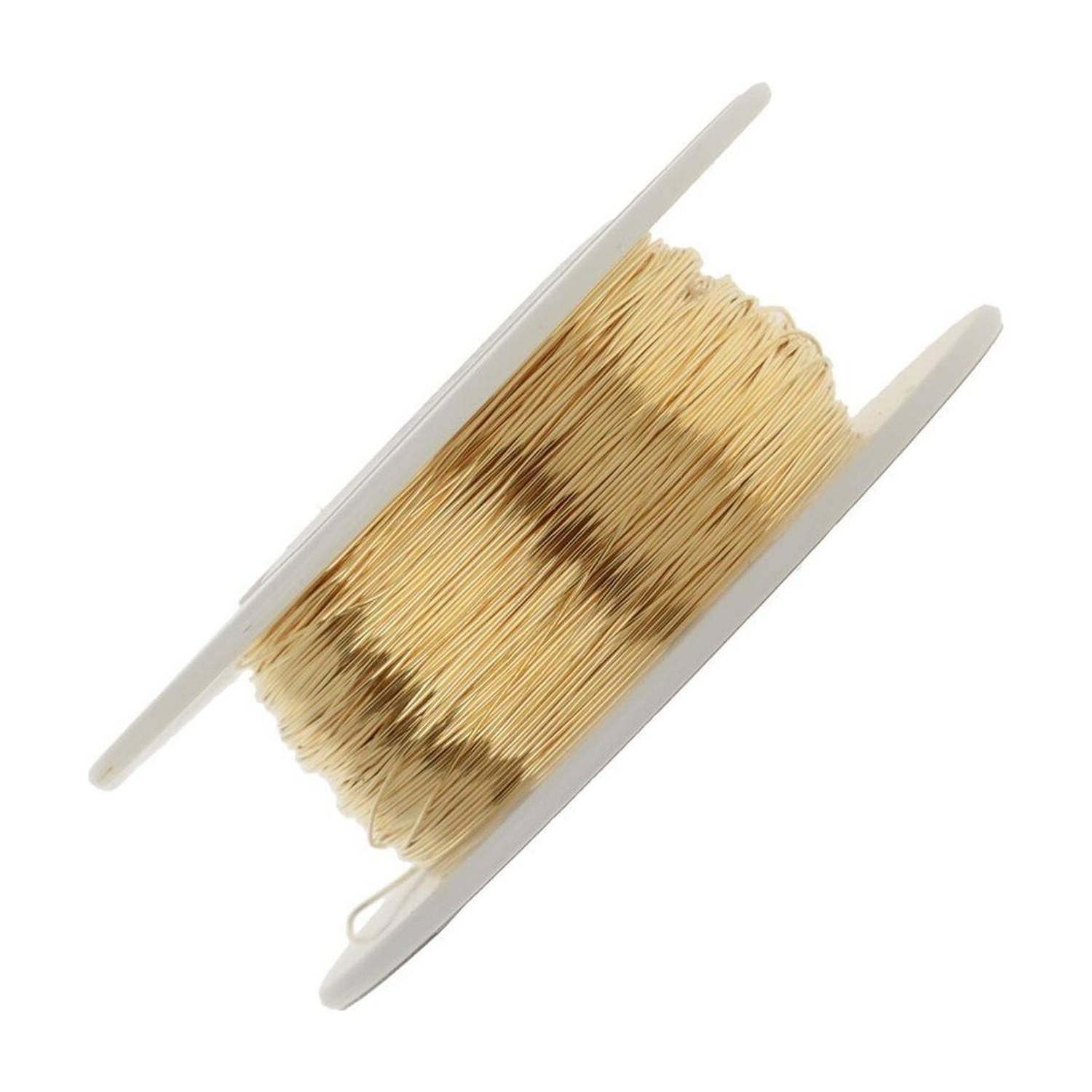 ALEAF 20 Meters Brass Wire 32 Gauge(0.28mm) For Craft, beading and Jewellery