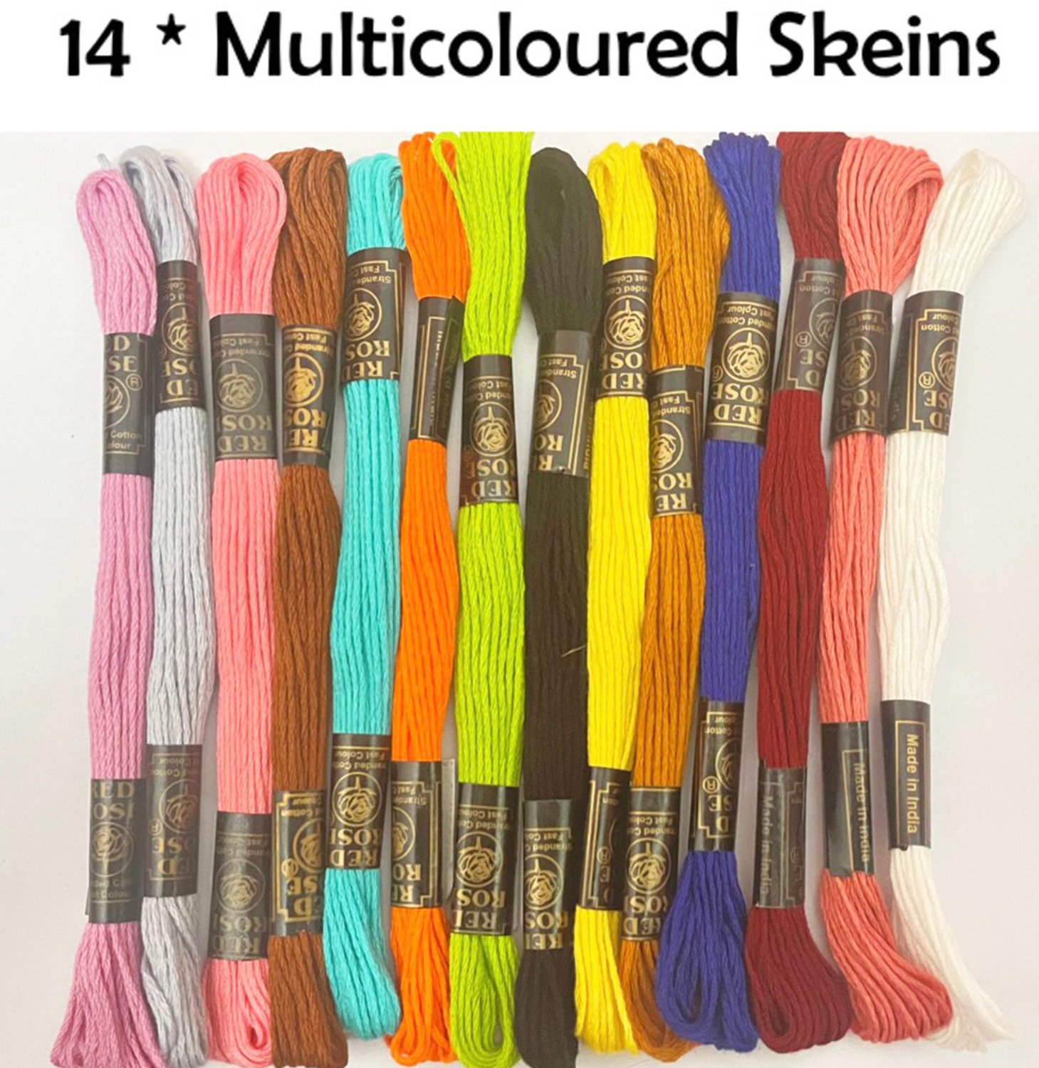 Image of Qroof Embroidery Materials Beginners Starter Kit A complete pack set