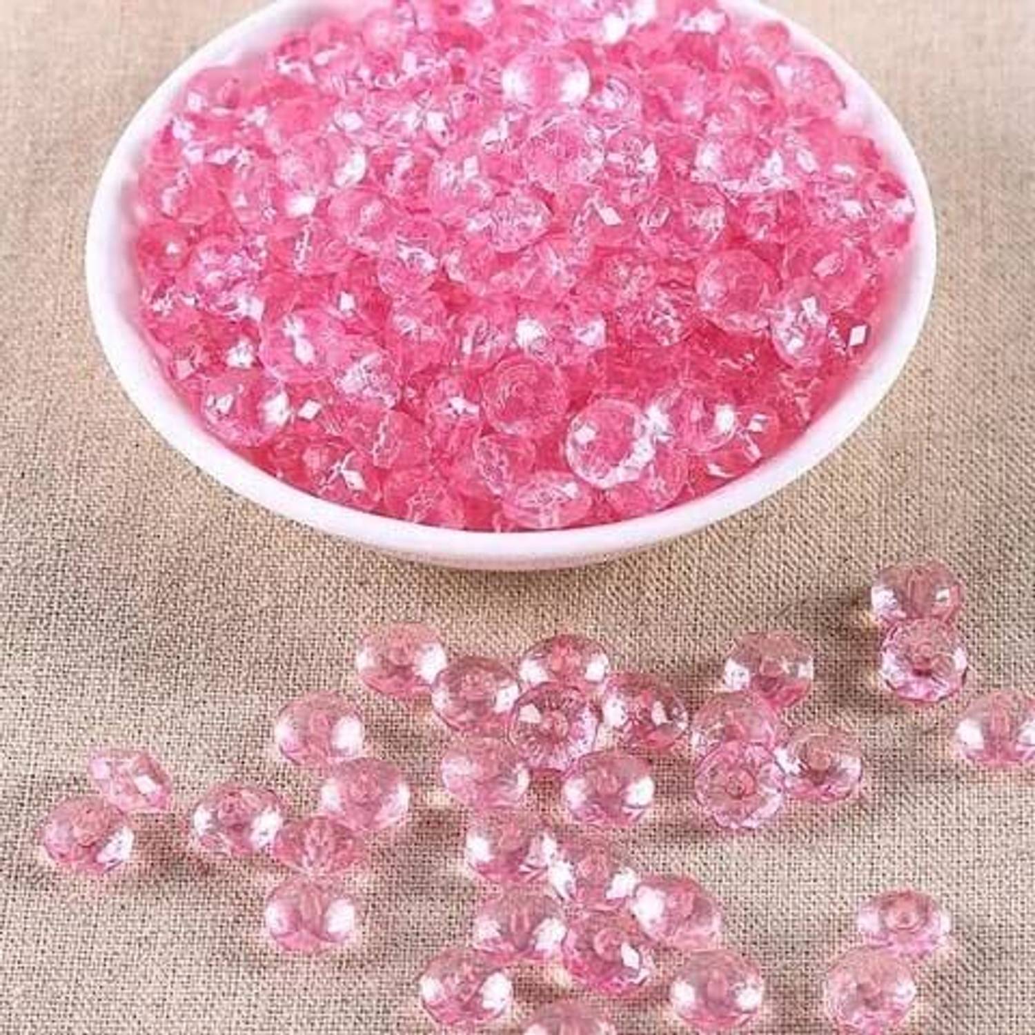 AAASAH Carrot Gajri Crystal Fancy Cutting Acrylic Beads For Jewellery Making 8MM 200pcs