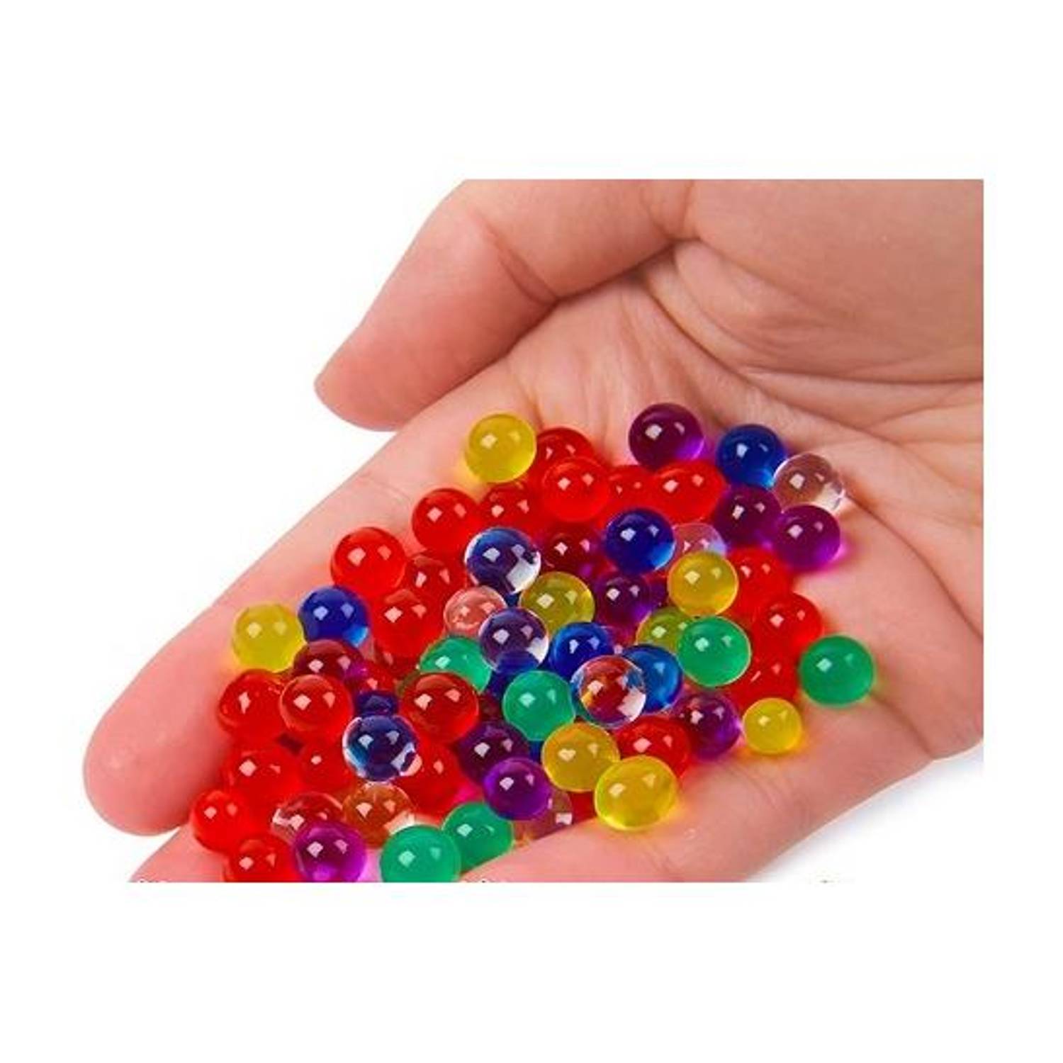 AquaBloom Colorfully Crystal ball Magic Water Jelly Balls / Orbeez – 10 Gram (Medium Size)