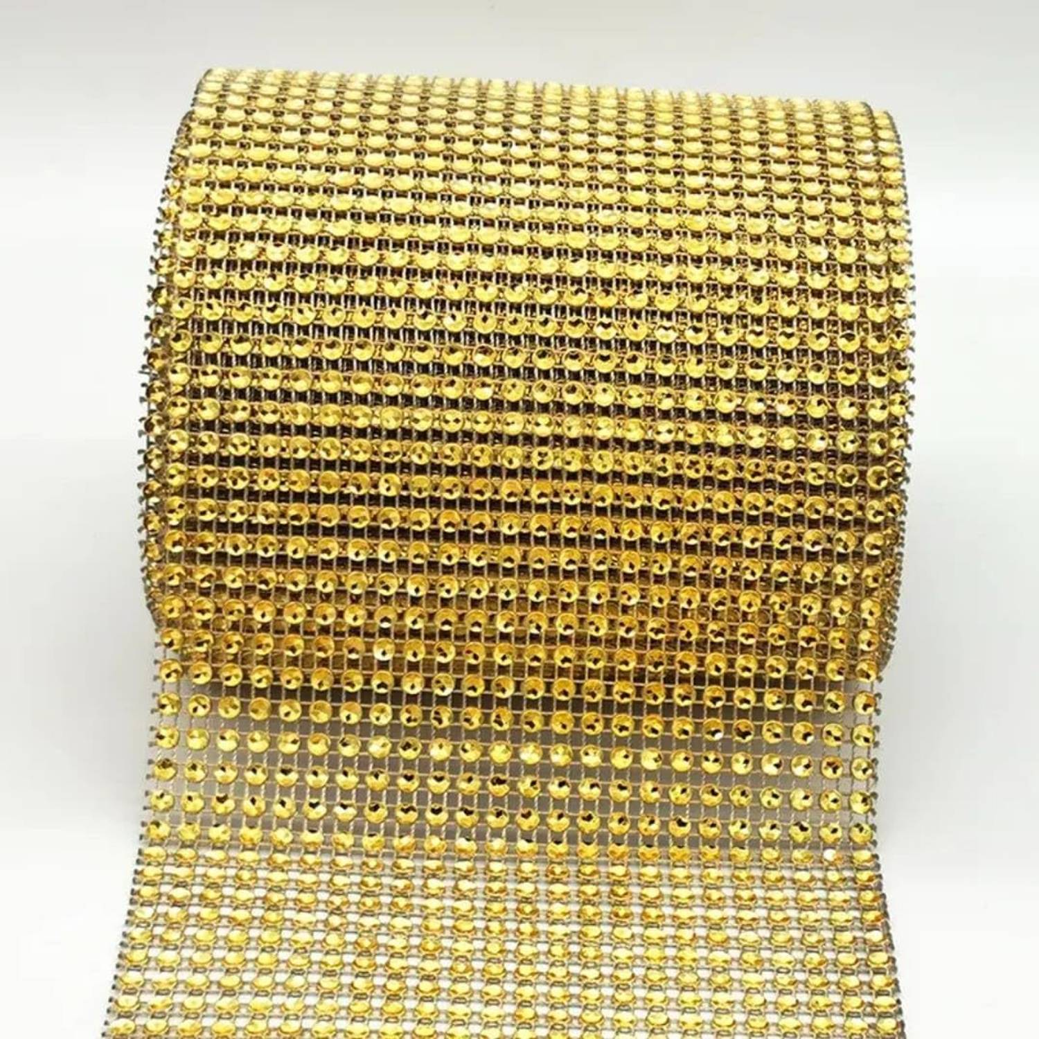 AAASAH Golden Color 32 Line Golden Lace Pack of 1 Meter Ribbon Trim Lace Borders