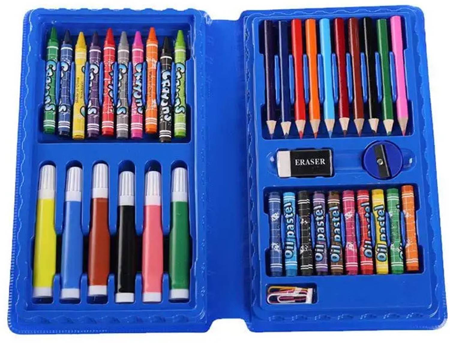 AEXONIZ TOYS Colors Box,Color Pencil,Crayons, Water Color, Sketch Pens Set of 42 Pieces for Kids Best Birthday Gift & Return Gift, Color Box for Kids