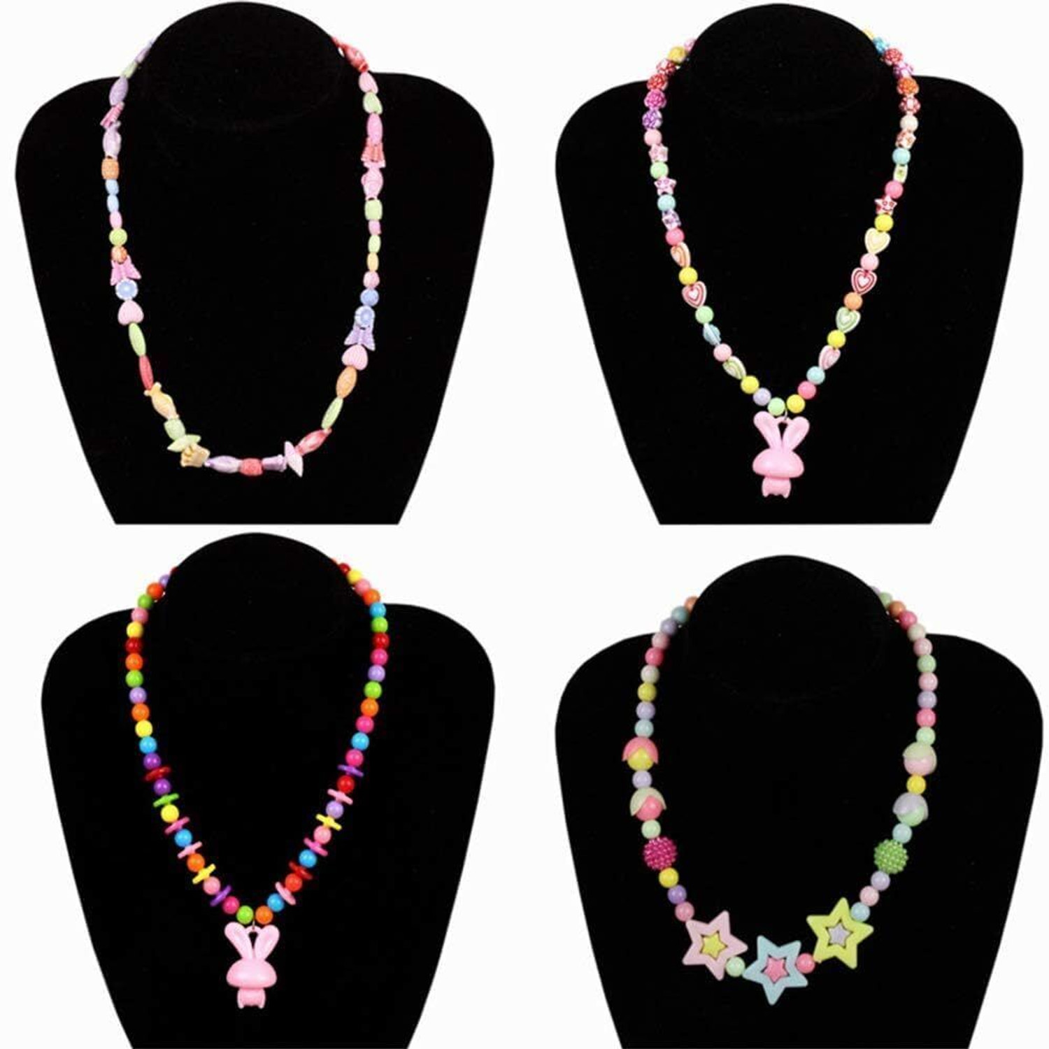 Image of FIDEO Jewellery,Colorful Bracelet,DIY Craft Necklace Making Kit for Girls