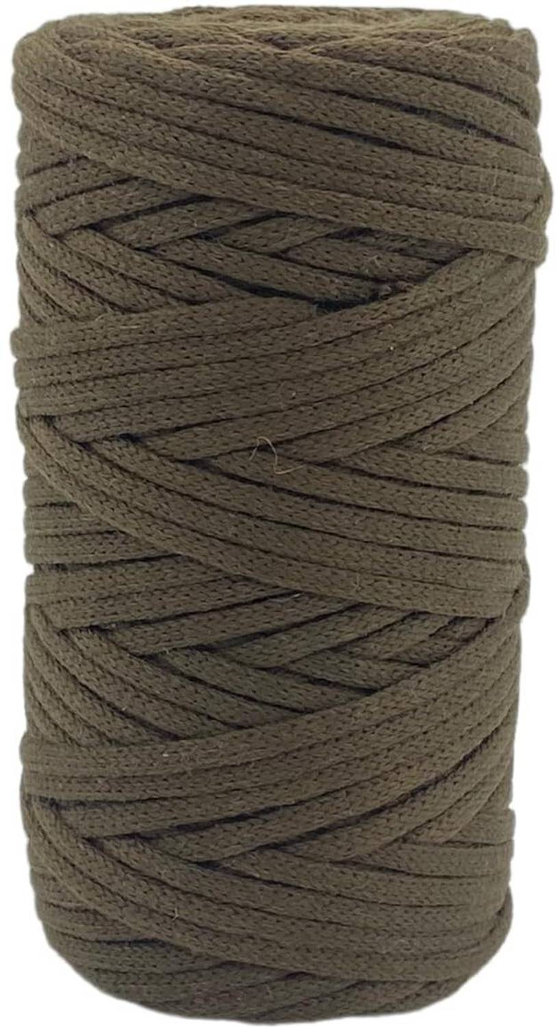Bobbiny 3MM 100 Meter Knitted Braided Crochet Macrame Nylon Cord Thread for Macrame DIY