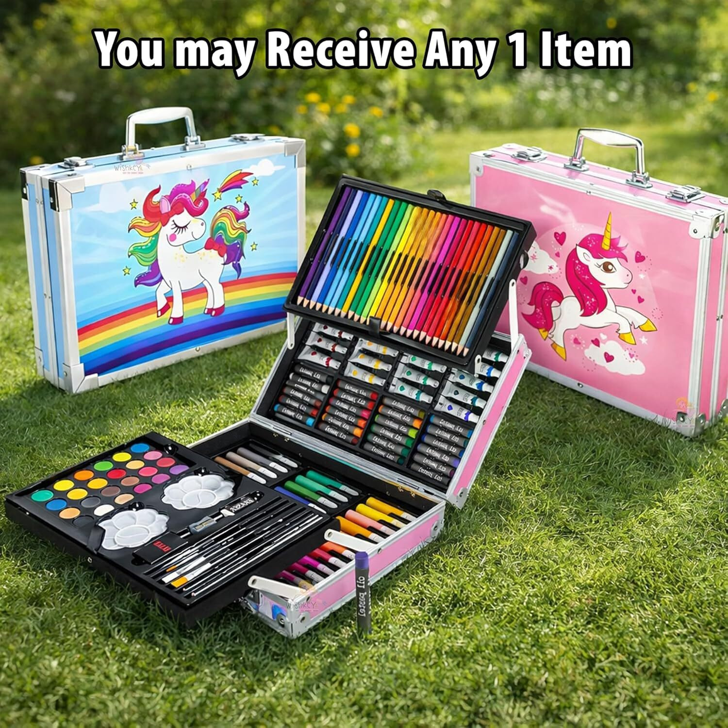 Image of HNO SALES 150 Pieces Art Set for Kids with Case