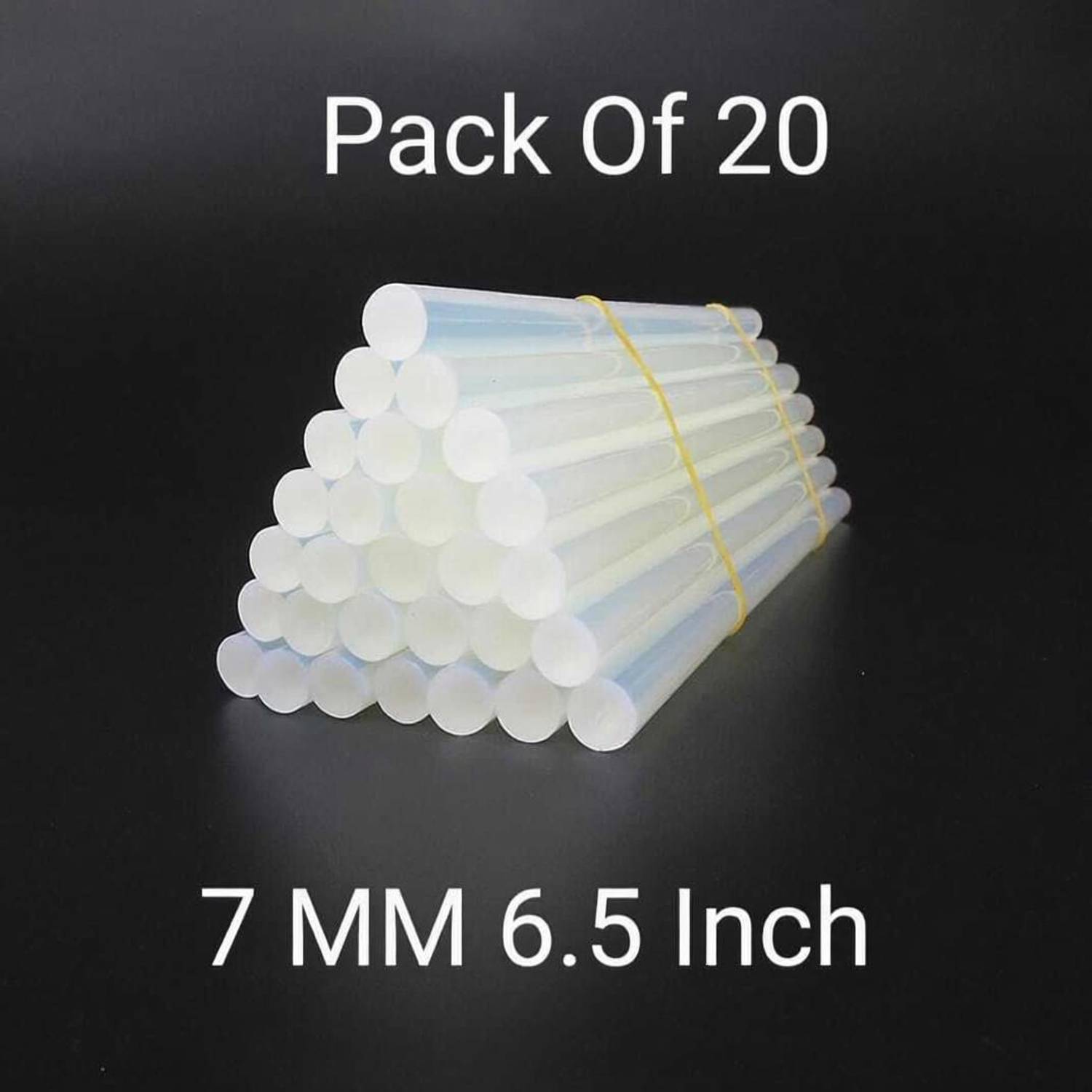 boral 20 Pcs Transparent 7 mm Glue Sticks