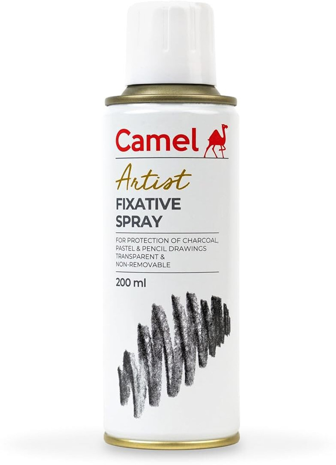Image of Camlin Artist's Fixative Spray - Professional Finish for Charcoal, Pencil & Pastel Acrylic Medium