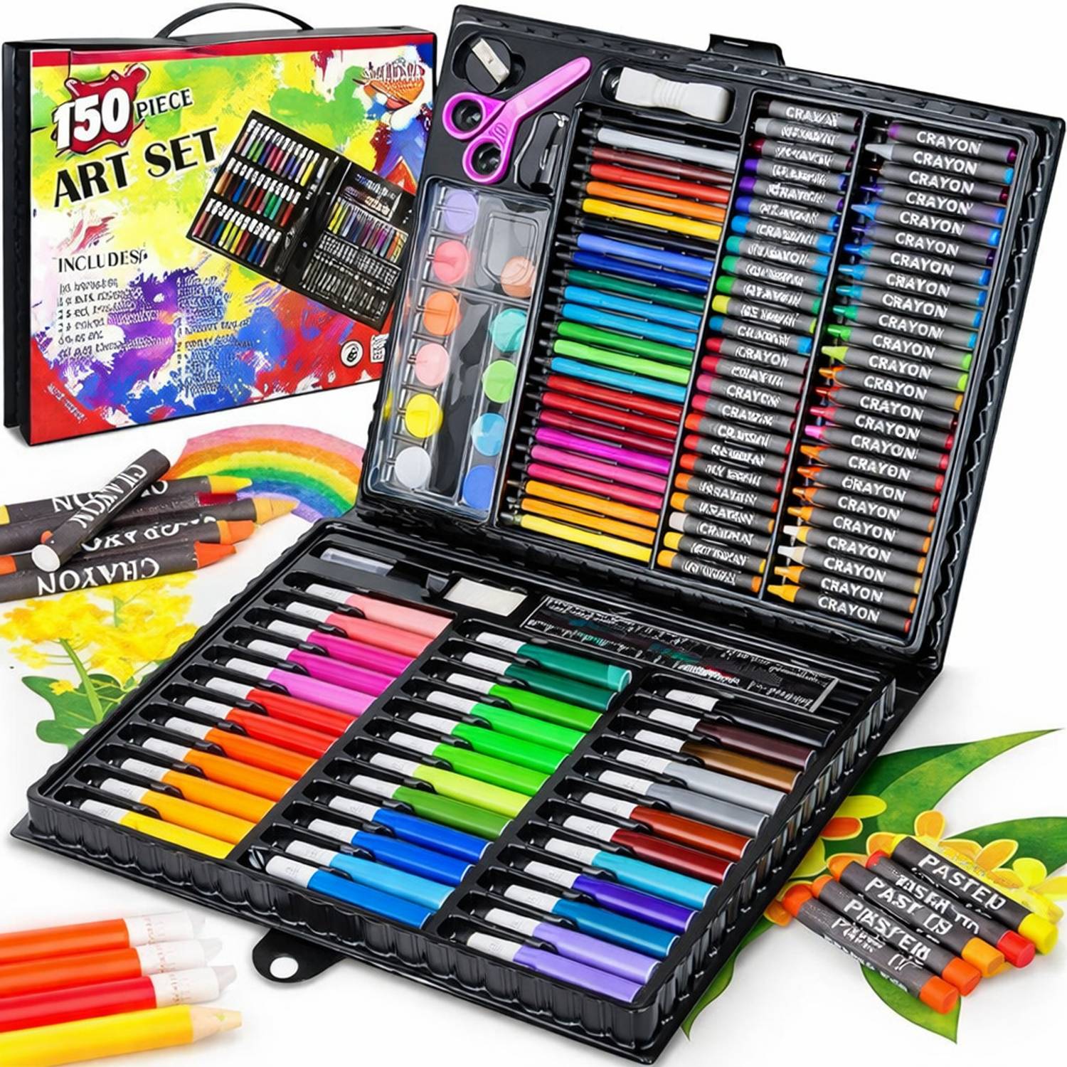 Flipkart.com | POXEFLIP Children Deluxe 150Pcs Painting & Drawing