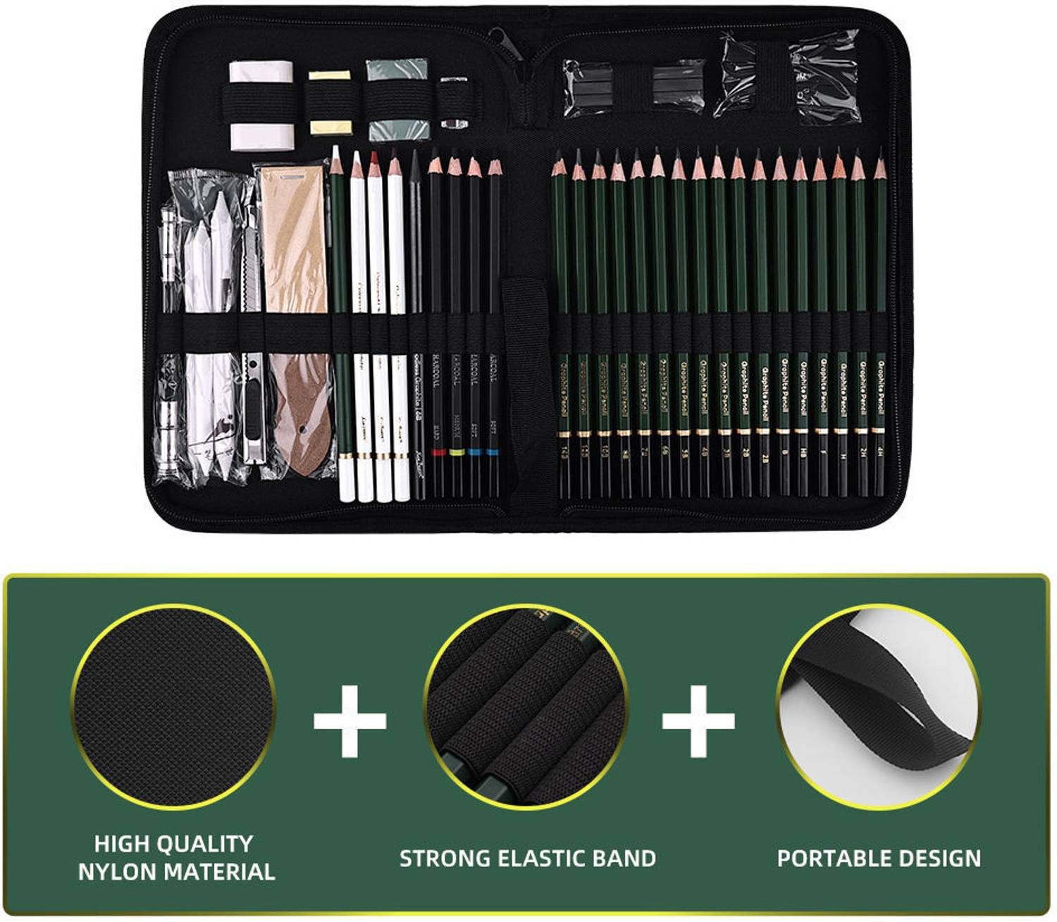 Xin Bowen 43 Pcs Sketching and Drawing Kit - Image 2