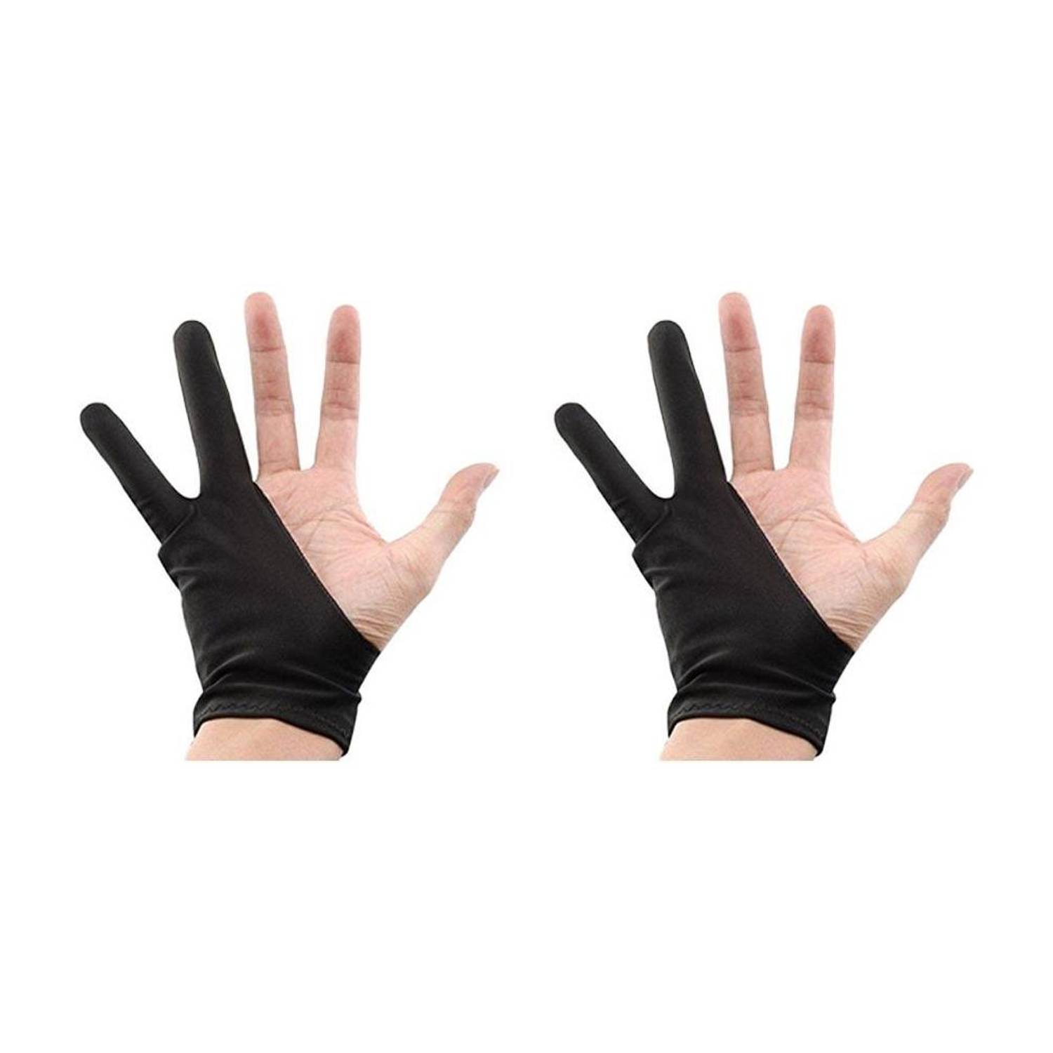 aklozzy Combination Artist Sketching Gloves for Digital and Paper Drawing