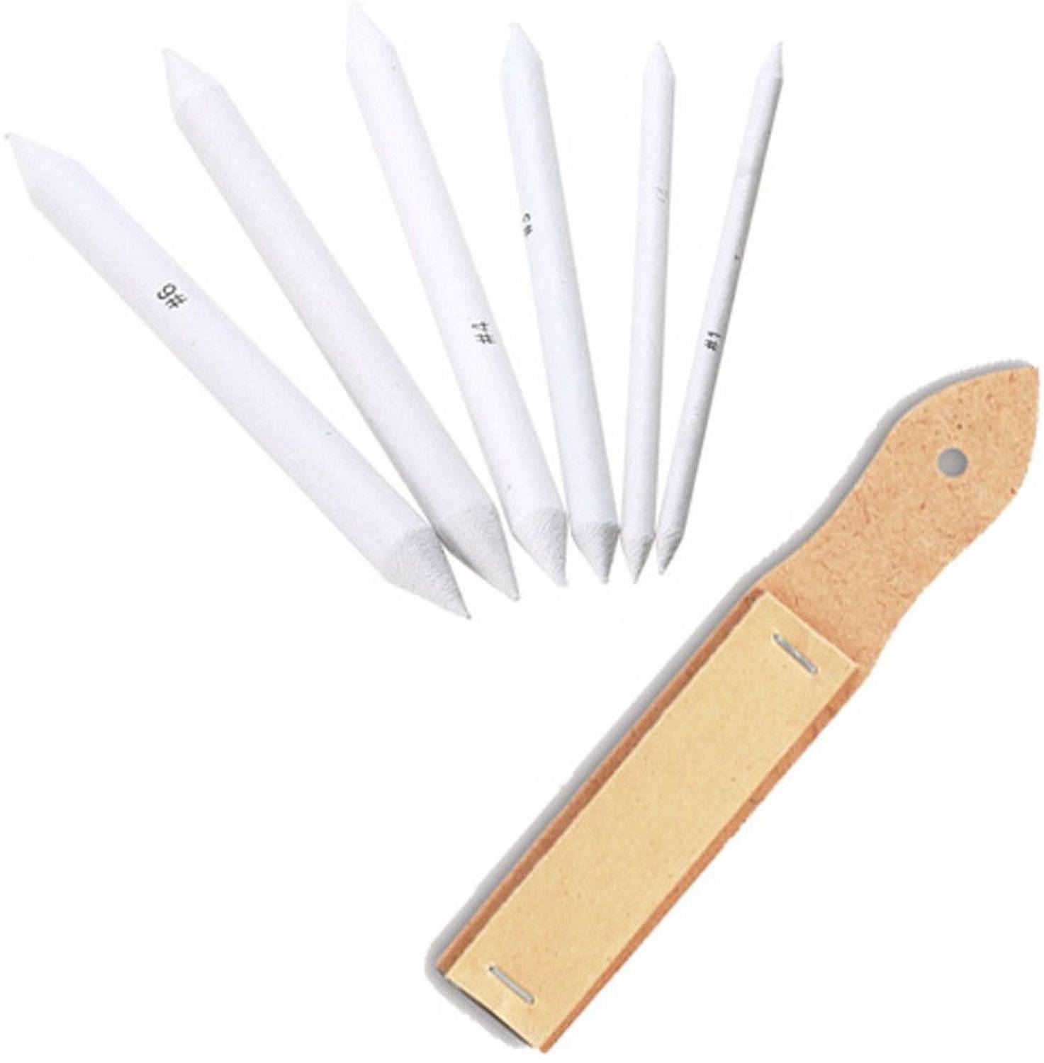 Aston Paper Stumps Set of 6 & Sand paper