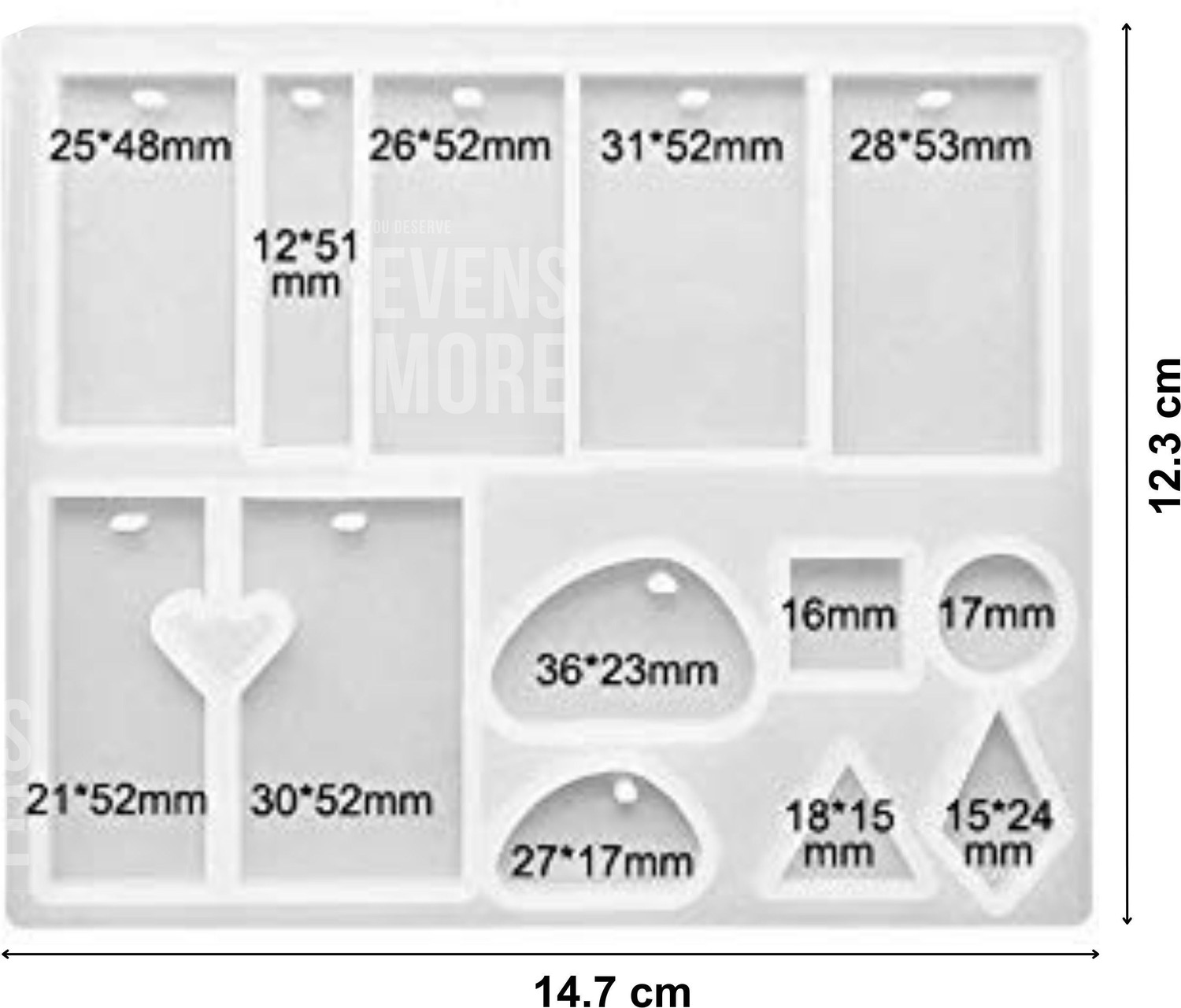 Image of Craftinger Resin Art Keychain kit With 200 Gm Resin & Mould And More