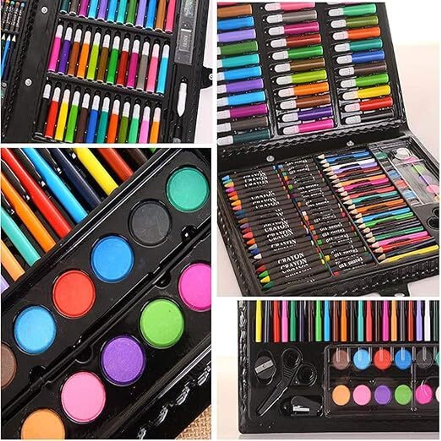 Image of Galora Enterprise 150 Piece of Art and Craft Set for Drawing and Painting with Marker, Brush, Case