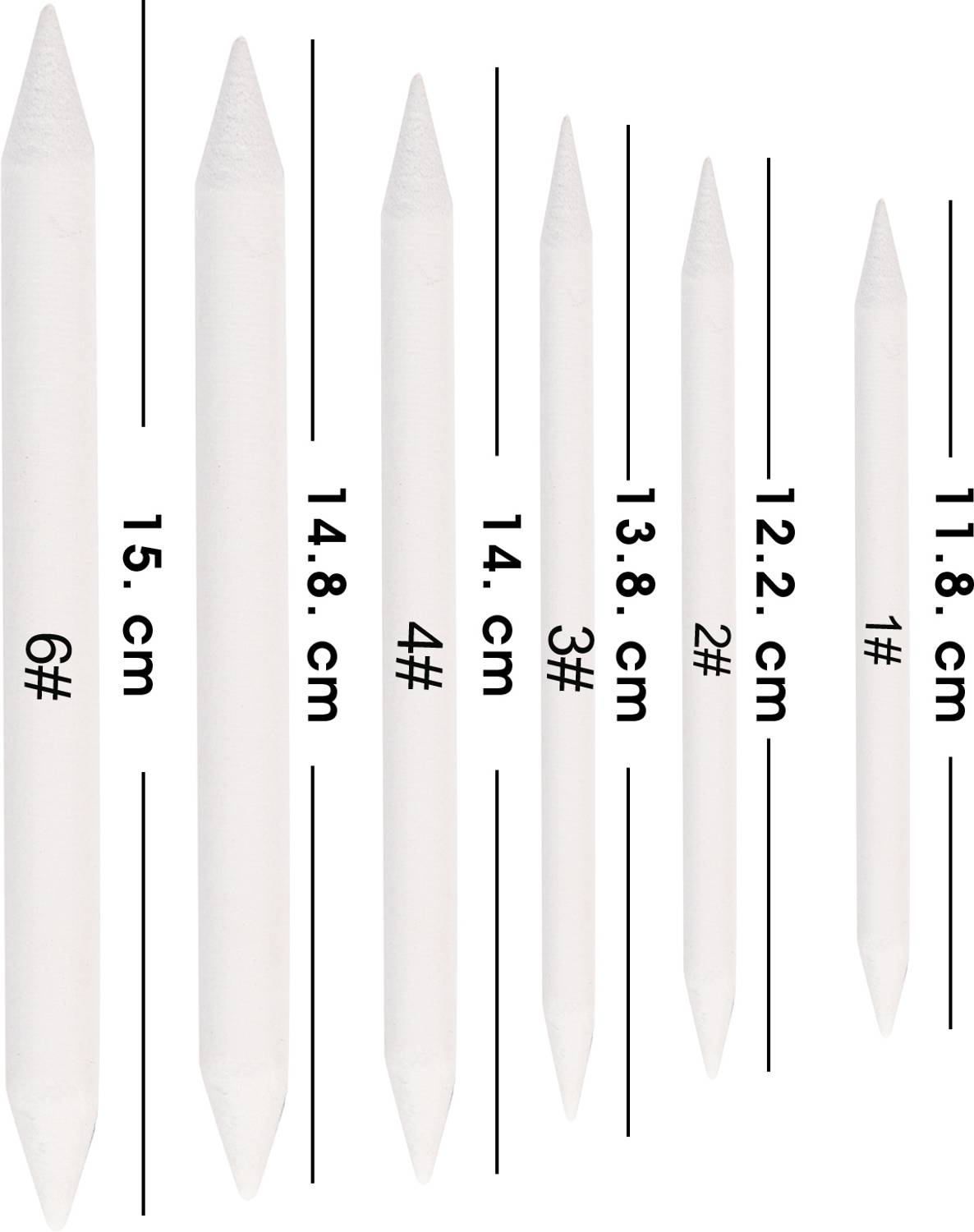 Aashwi Art Paper Stump - Set of 6 - Sizes