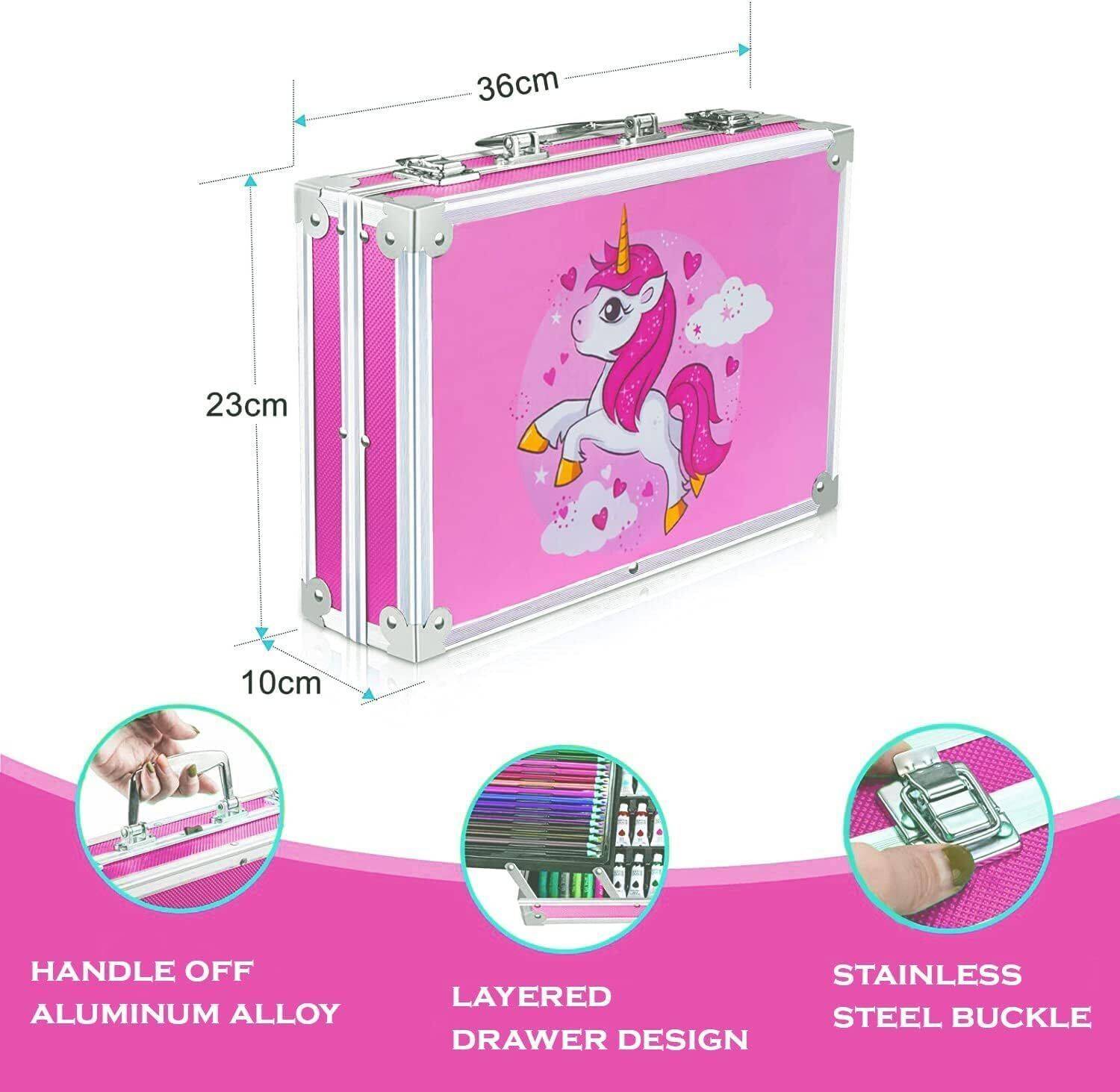 pavya Unicorn Art Set for Kids, 145 Pieces - Image 4