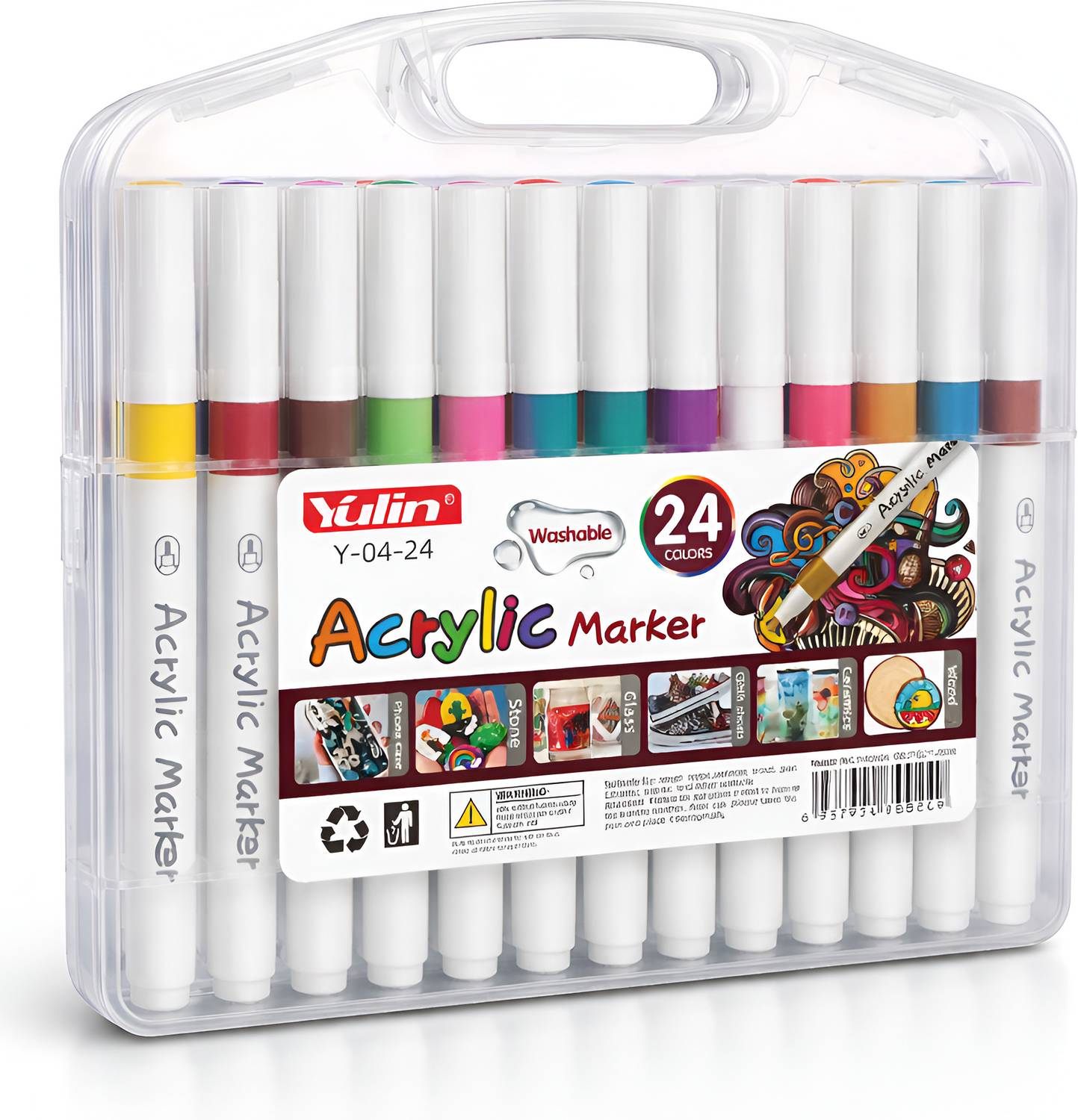 Shopiable Acrylic Paint Markers for Multiple Surfaces - Image 1