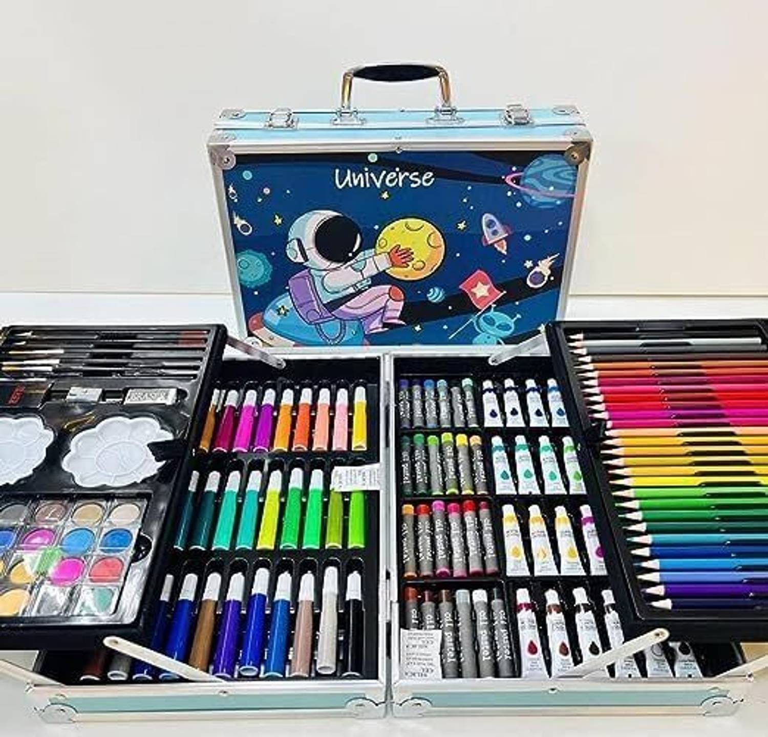 Flipkart.com | Dharamcreation 145PC ART SET SUITCASE SPACE THEME