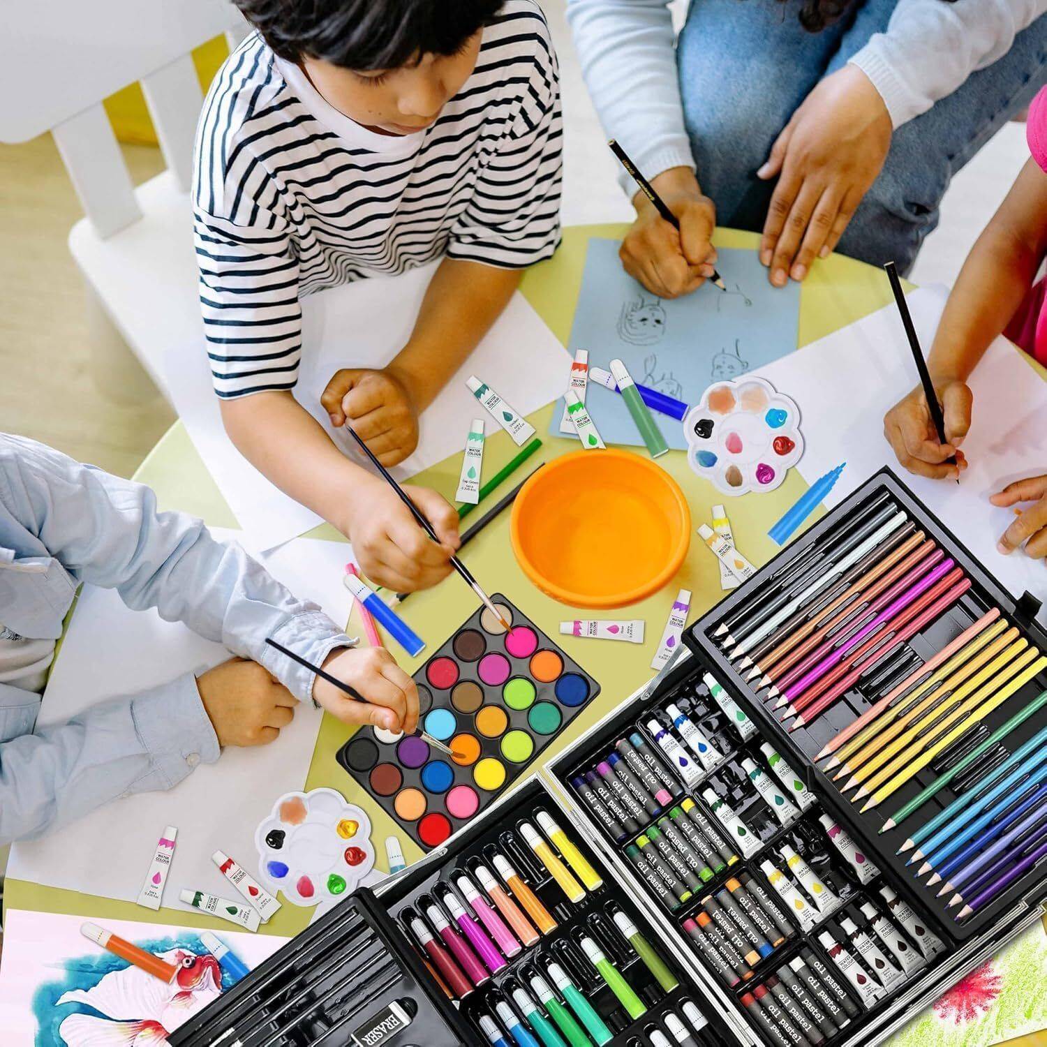 pavya Unicorn Art Set for Kids, 145 Pieces - Image 2