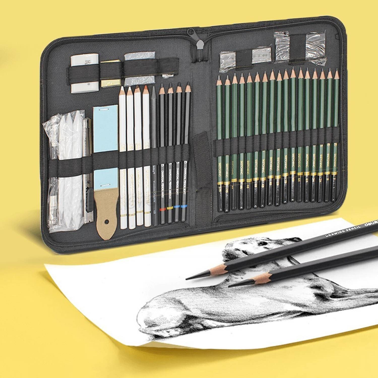 Adoere 42 Pcs Sketching and Drawing Kit - Image 3