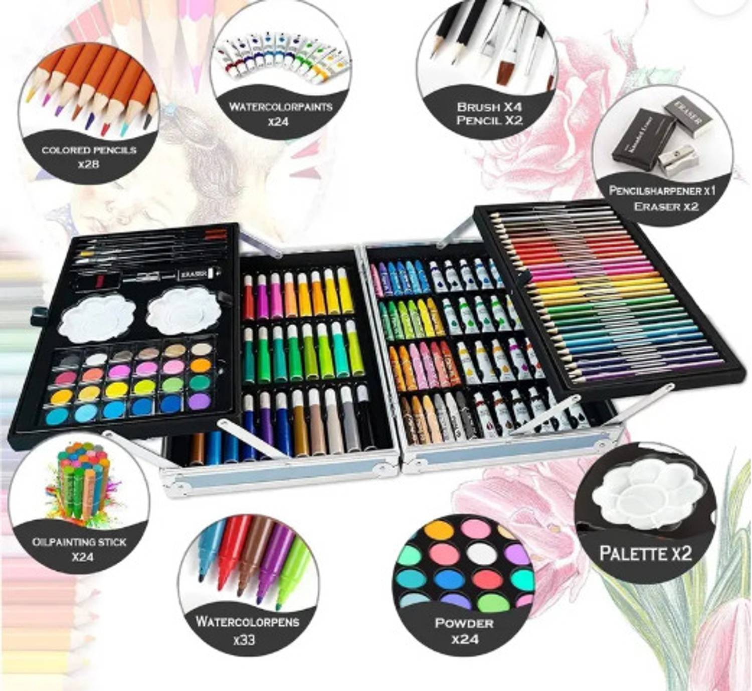 Flipkart.com | Sitrus Deluxe Art Kit Supplies Portable Great Gift