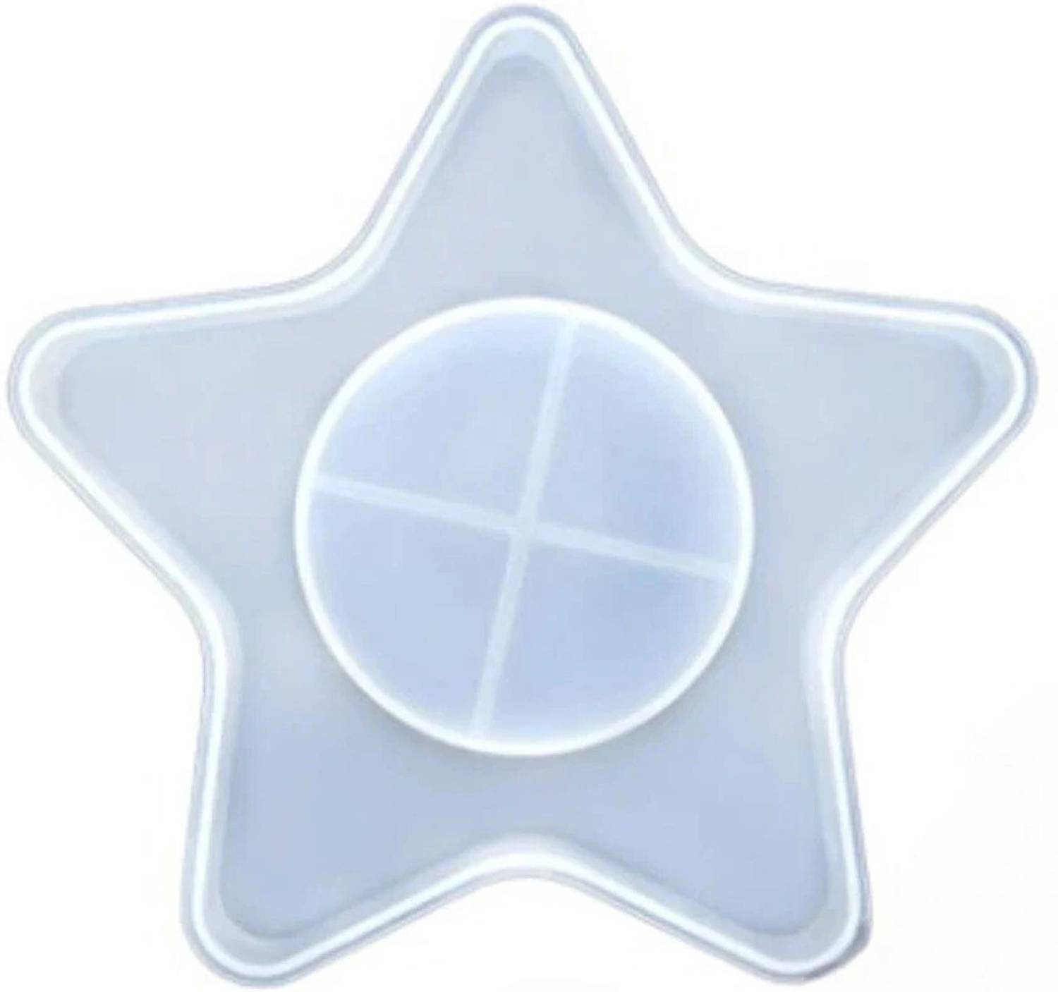 BanteyBanatey Tea Light Candle Holder Stand Star Diwali Art Silicone Casting Mould