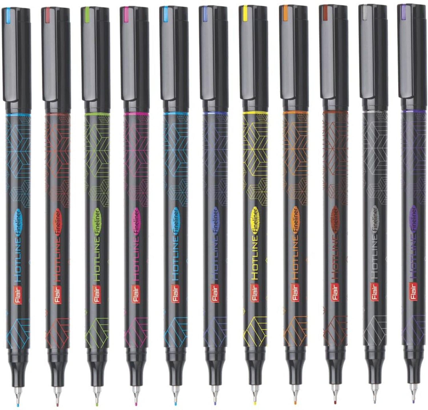 Image of FLAIR Hotline Fineliner Metal Tip Pen Tip Size 0.7 to 1 mm Ball Pen