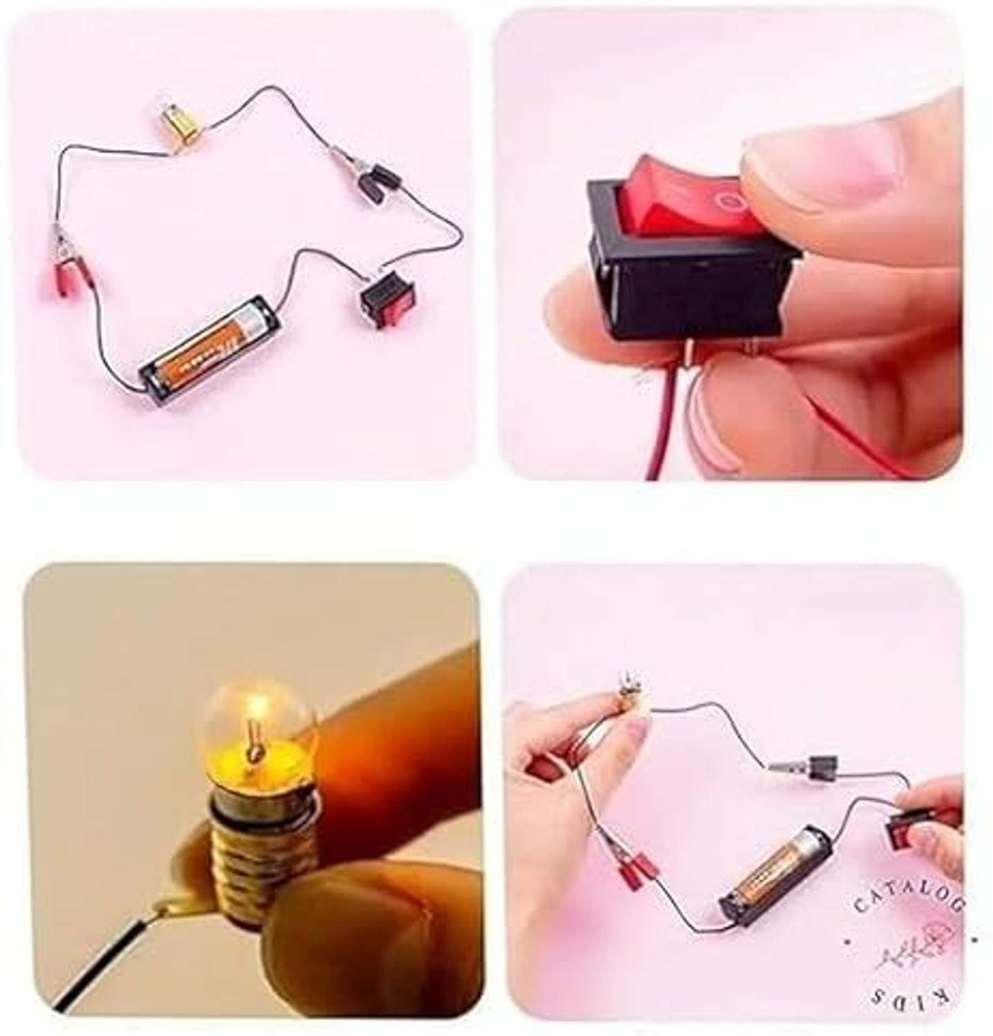 Image of Eclet 1 Science Experiment Kit for Kids Electric Circuit Kit with Motor Fan Toy